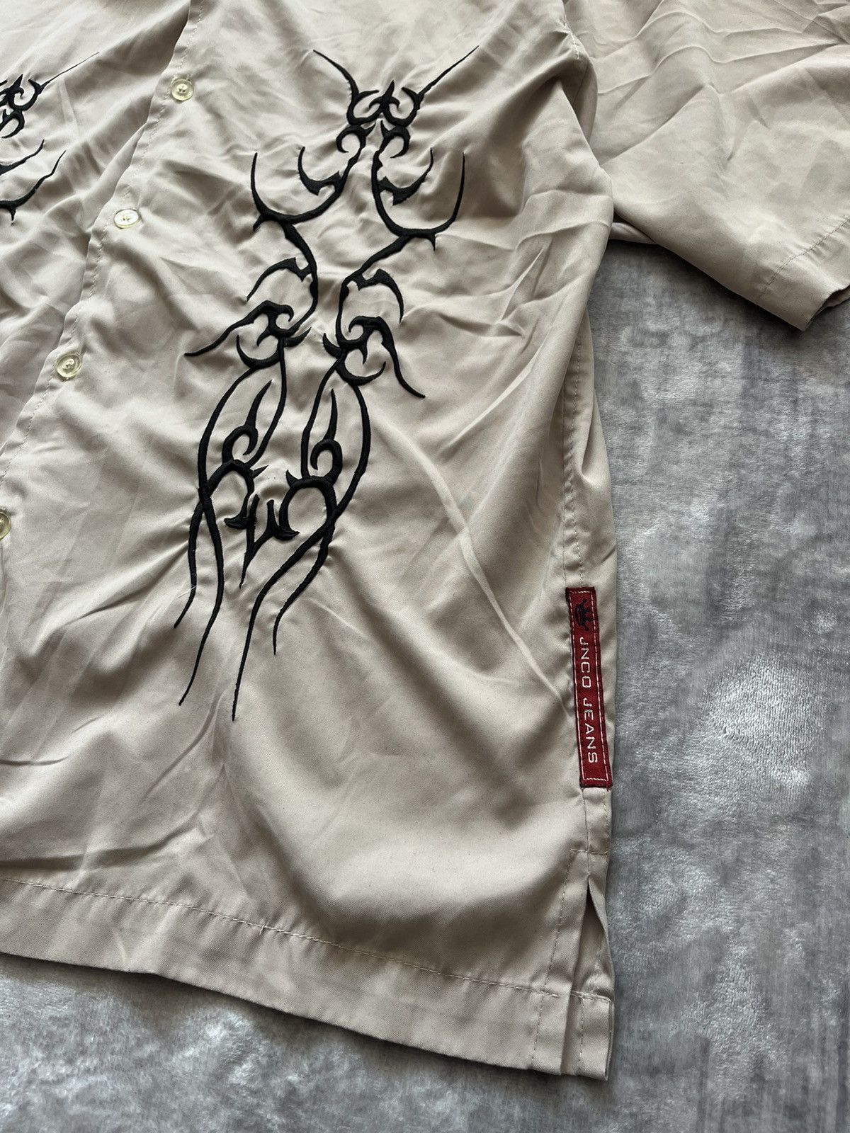 JNCO Vintage Y2K JNCO Jeans Tribal Shirt (2000) – Rare Design Size US L / EU 52-54 / 3 - 4 Thumbnail