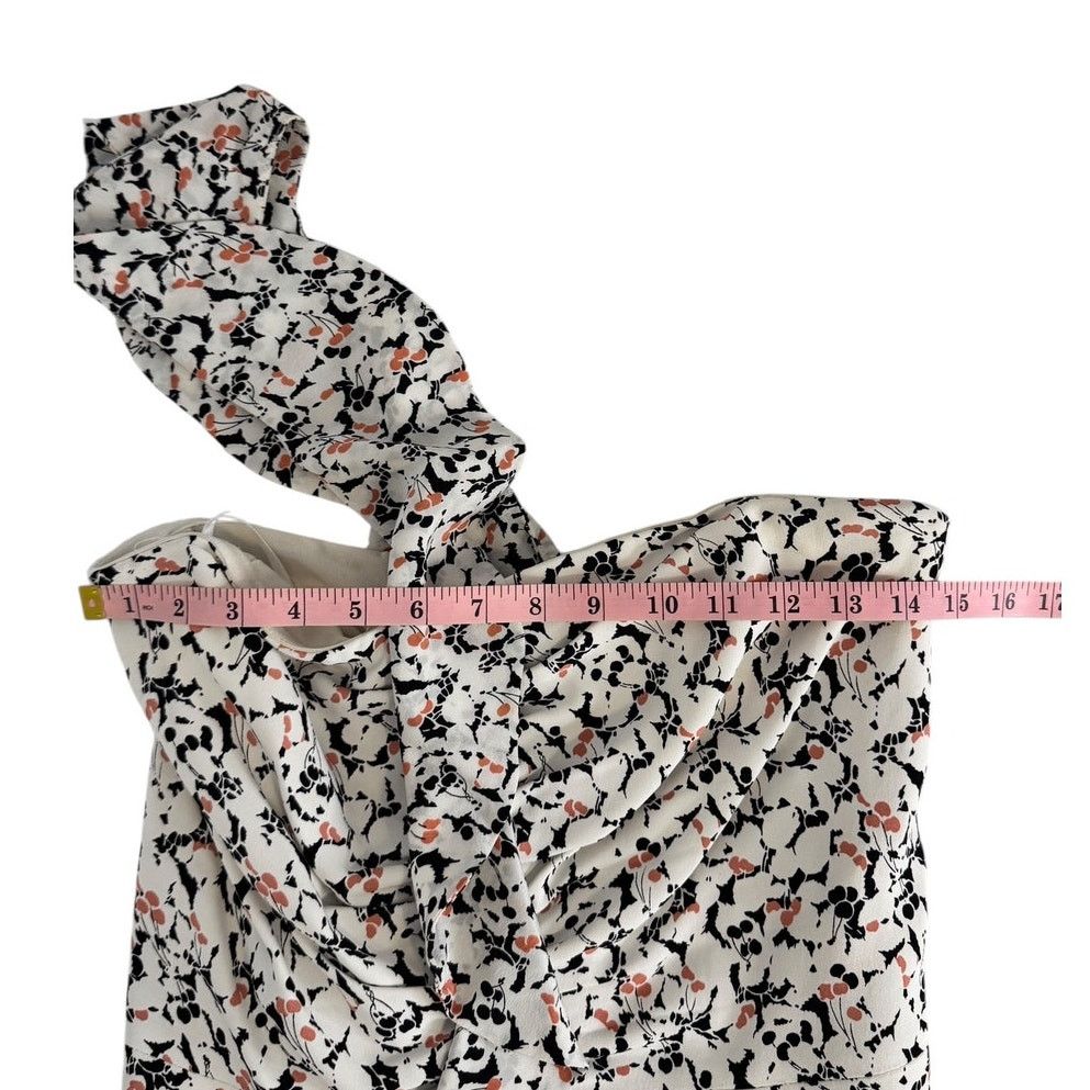 Veronica Beard Veronica Beard Ruffian One-Shoulder Floral Midi Dress 8 Size M / US 6-8 / IT 42-44 - 11 Thumbnail