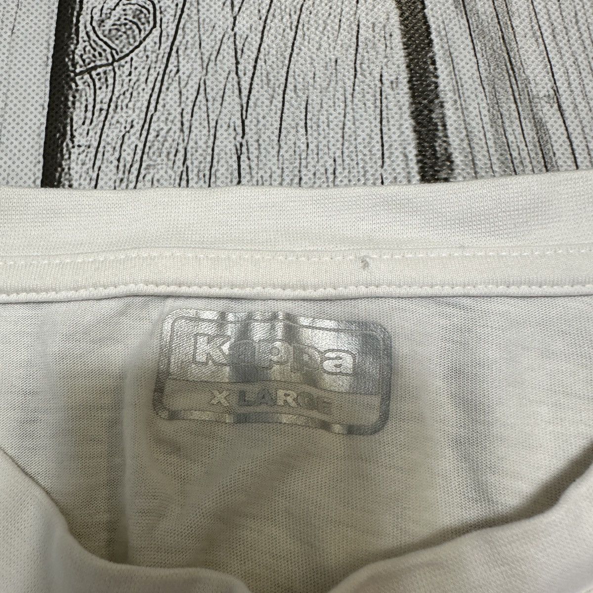 Kappa × Vintage Vintage Kappa tee Size US XL / EU 56 / 4 - 4 Thumbnail