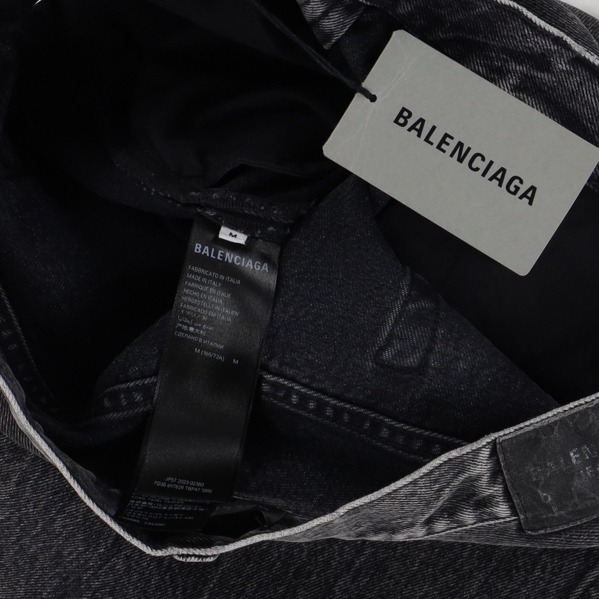 Balenciaga Grey FW22 Runway "The Lost Tape" Flared Jeans Size US 32 / EU 48 - 9 Thumbnail