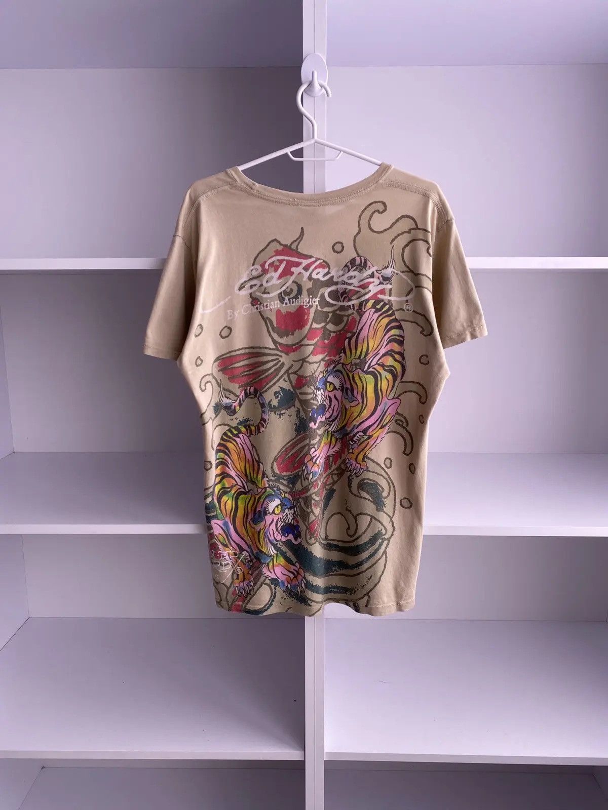 Ed Hardy × Vintage Vintage Ed Hardy Rare tee Y2k style Size US M / EU 48-50 / 2 - 8 Thumbnail
