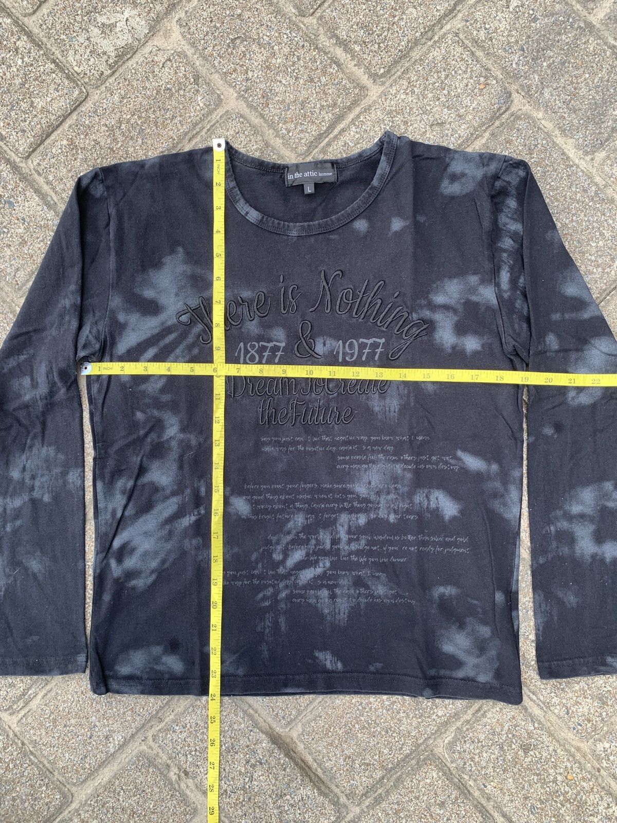 In The Attic In the attic poem long sleeve Size US L / EU 52-54 / 3 - 4 Thumbnail