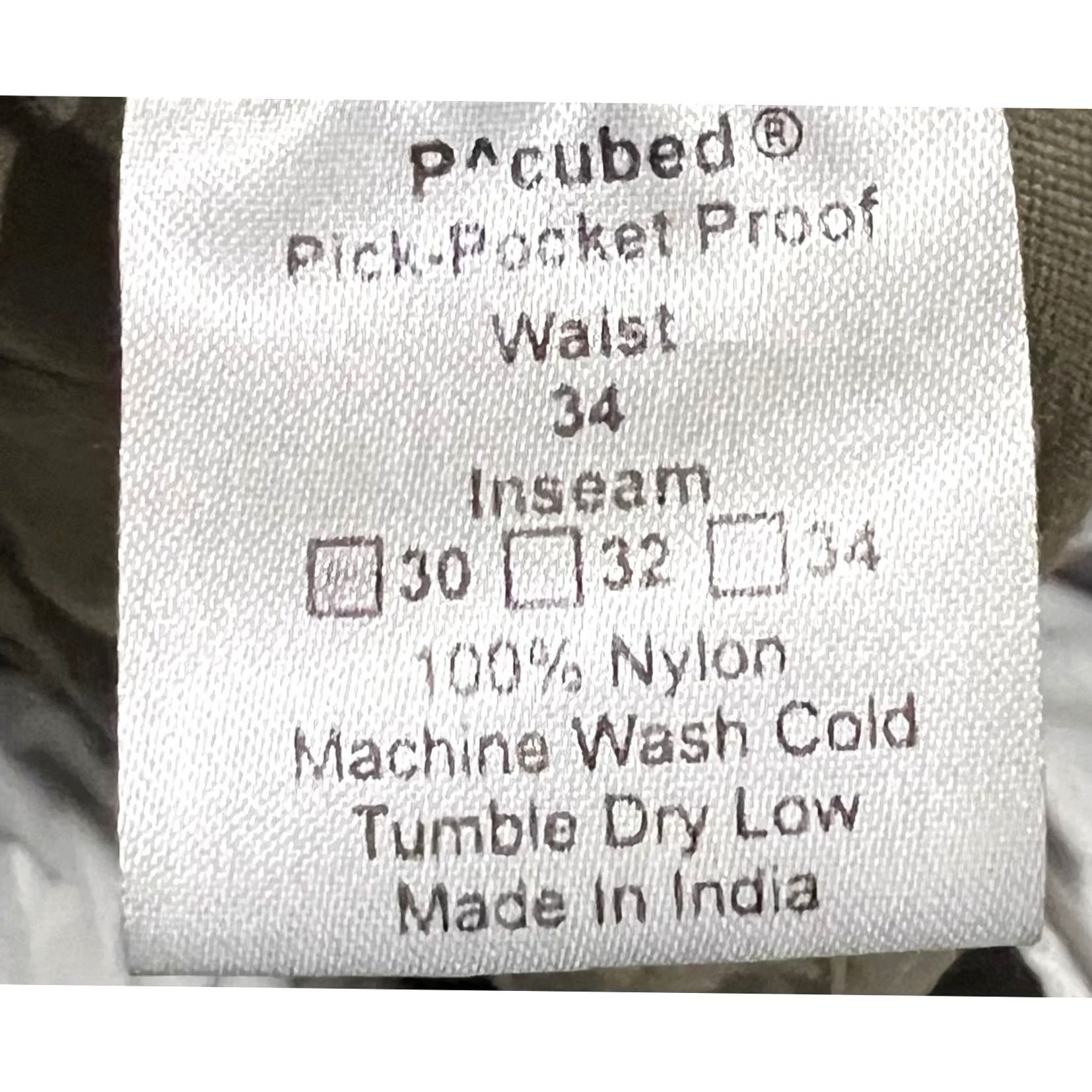 Vintage Pickpocket Proof Pants Mens Cargo Nylon 36x29 Tan Taupe Art Clothing 36 Mens Pants Cargo Nylon Tan Taupe Art Size US 36 / EU 52 - 7 Thumbnail