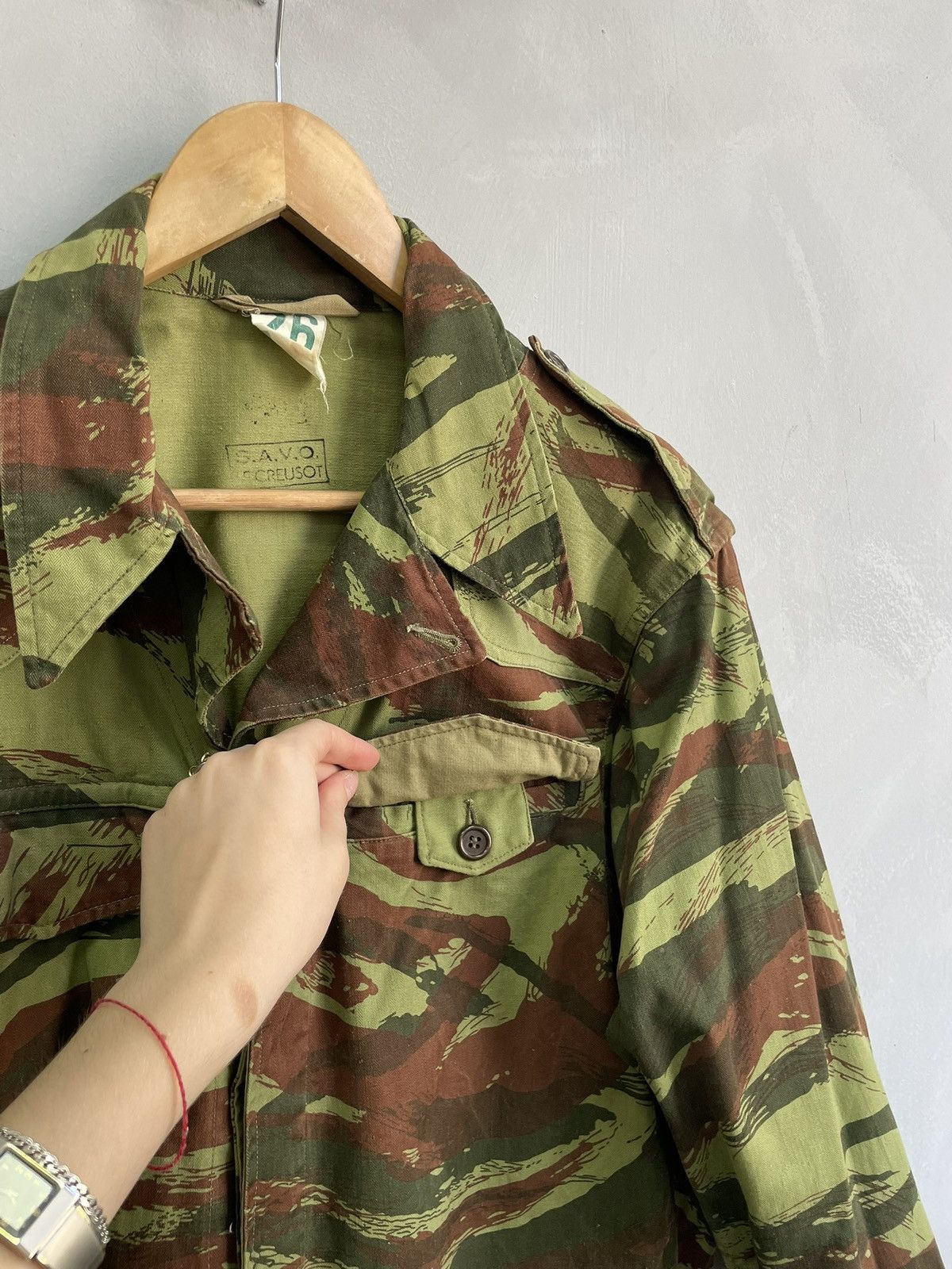 Other Vintage army military japanese camo jacket 90s rare Size US L / EU 52-54 / 3 - 6 Thumbnail