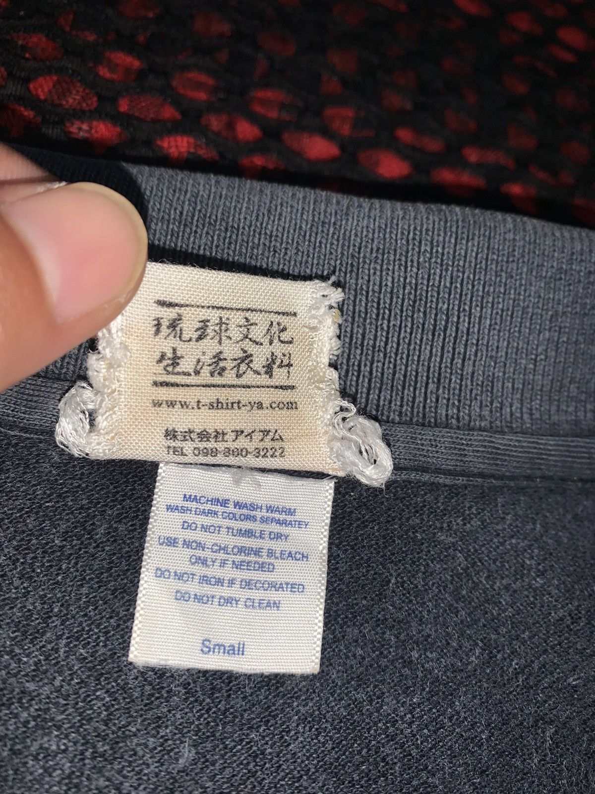 Japanese Brand Nanten Sunfaded Gothic Sukajan Polo Tshirt Size US M / EU 48-50 / 2 - 13 Thumbnail
