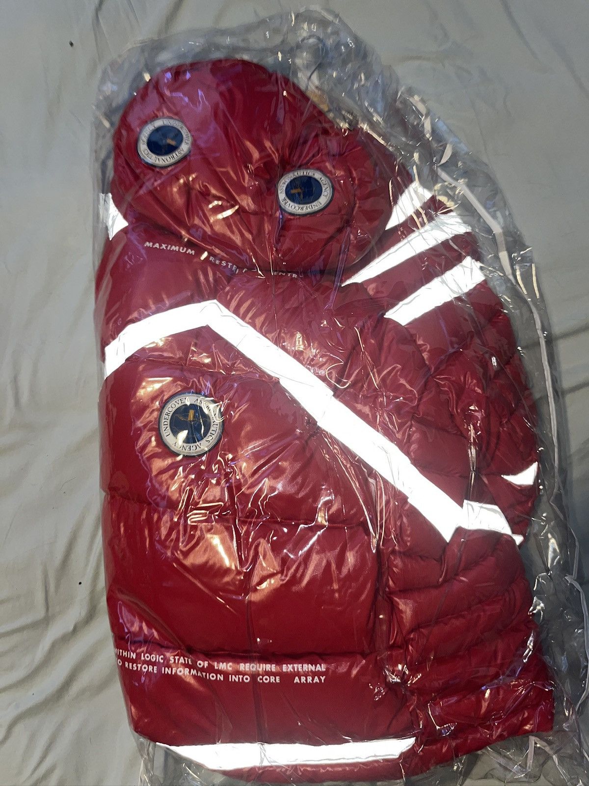 Undercover Undercover 2001 Space Odyssey Red Puffer Jacket Size US XS / EU 42 / 0 - 6 Thumbnail