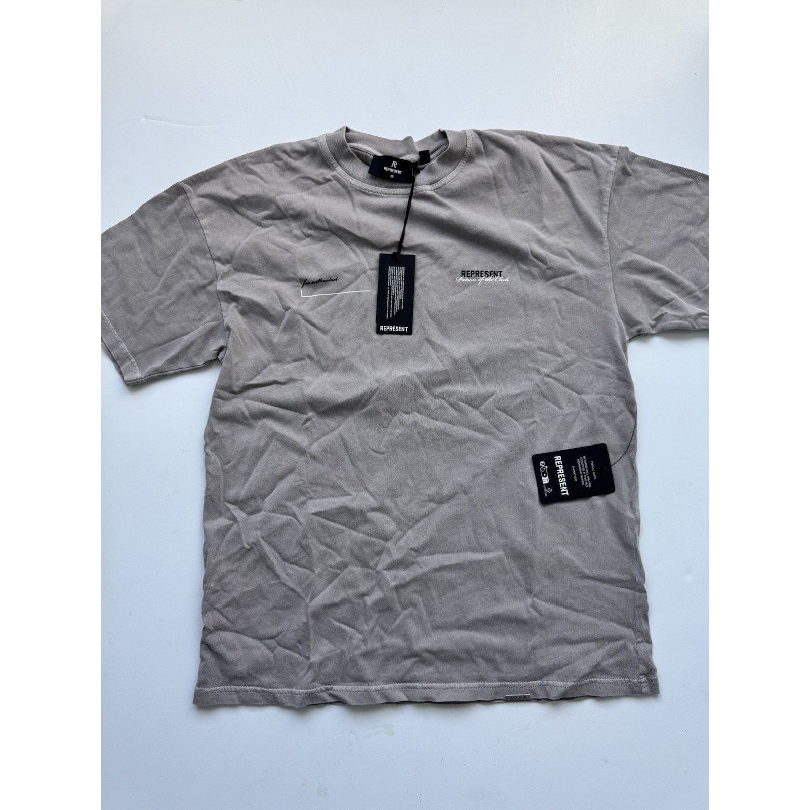 Represent Clo. Represent Patron Of The Club Oversized T-Shirt Mudstone XS Size US XS / EU 42 / 0 - 2 Thumbnail