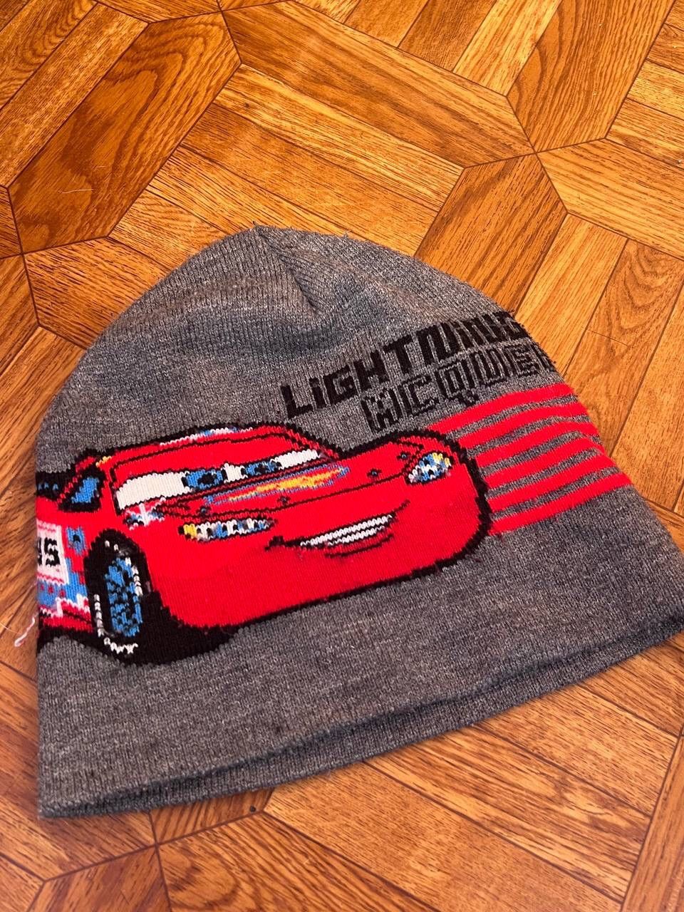 Japanese Brand × Vintage Y2k Lightning McQueen Beanie Hat Car Big Logo 00s Size ONE SIZE - 1 Thumbnail