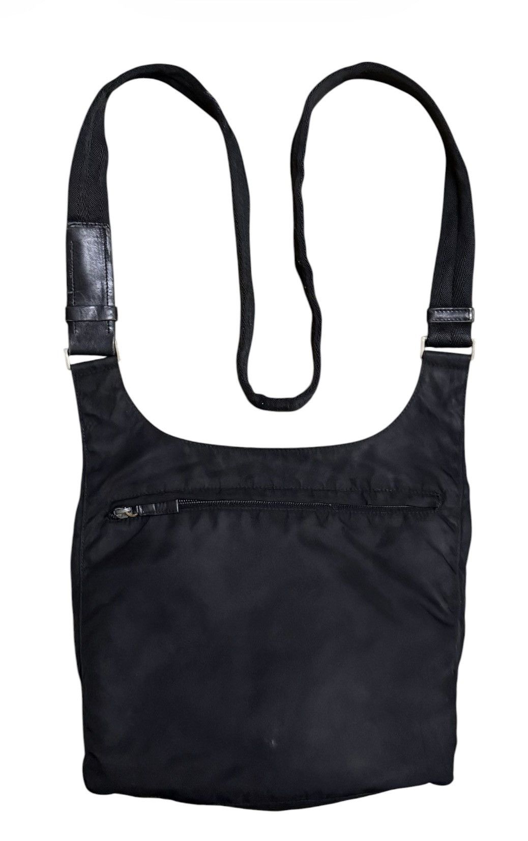 Prada Prada Nylon Crossbody Bag Black Men Vintage Size ONE SIZE - 2 Thumbnail