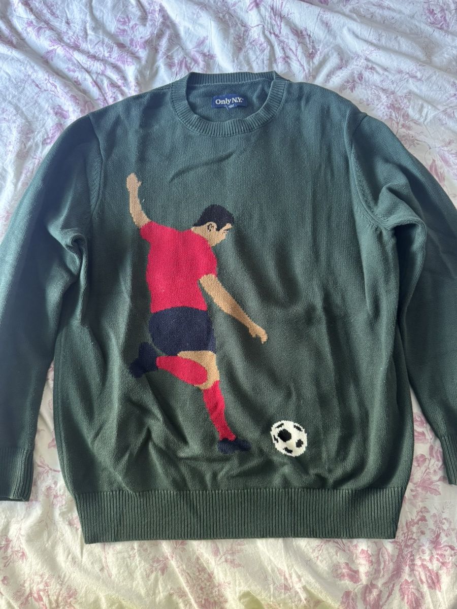 Only NY GOAL! Knit Sweater Size US L / EU 52-54 / 3 - 2 Thumbnail