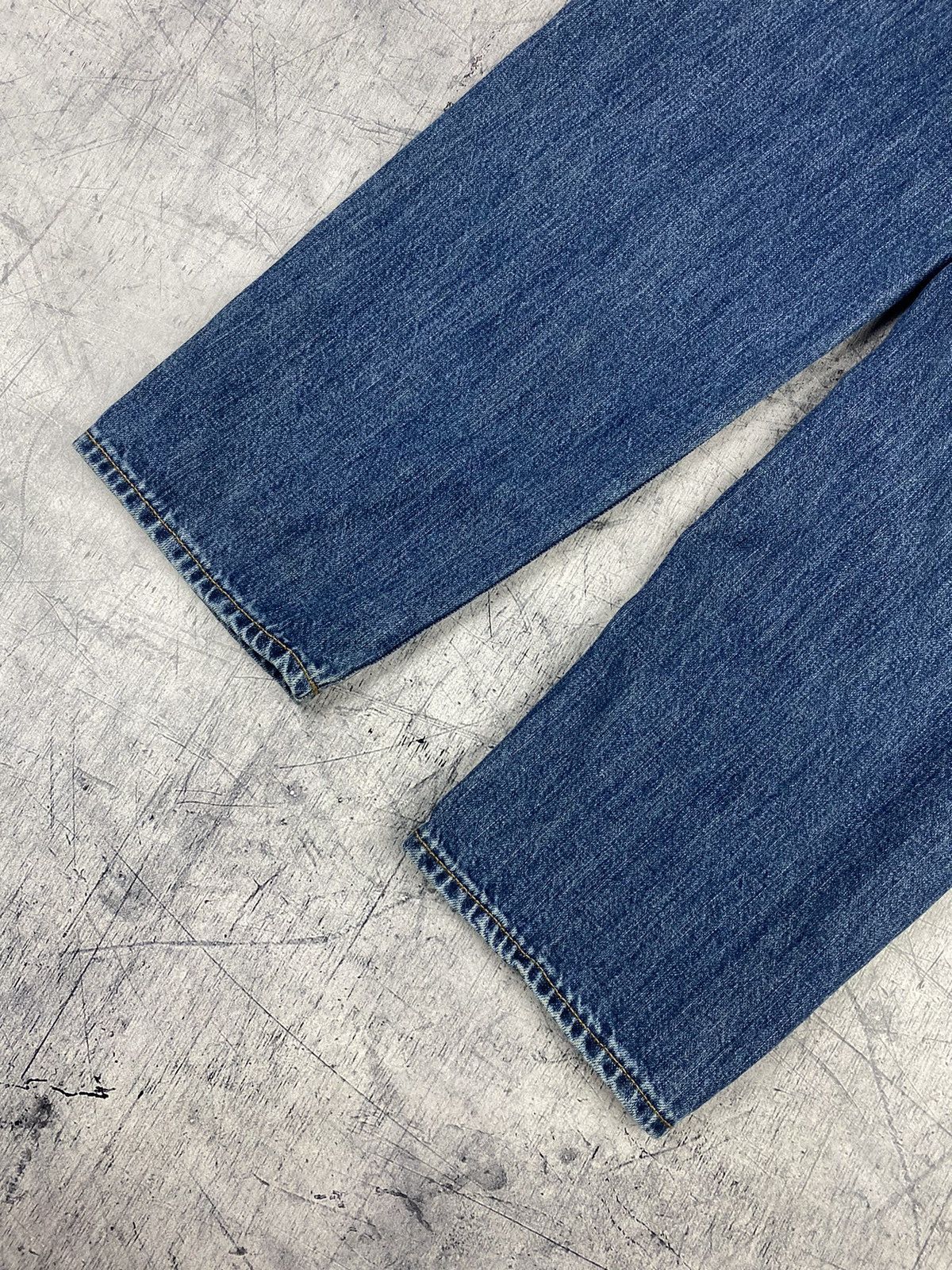 Christophe Lemaire × Japanese Brand × Uniqlo Uniqlo Dark Blue Indigo Jeans Denim Pants Size US 33 - 5 Thumbnail