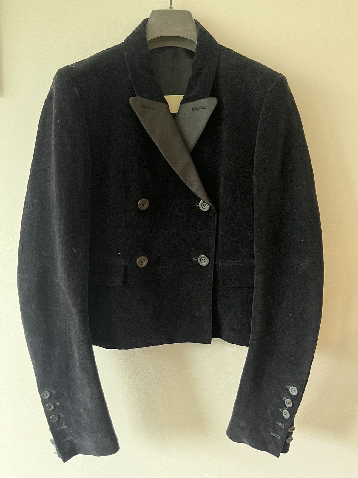 Rick Owens AW16 Cropped double-breasted jacket Size US S / EU 44-46 / 1 - 3 Thumbnail