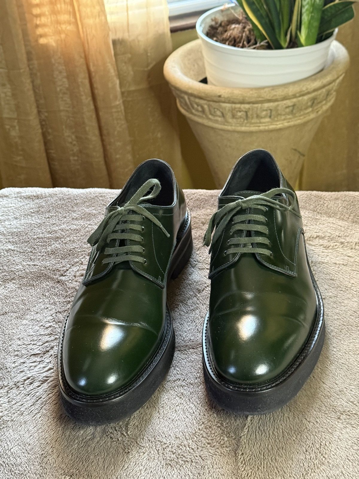 Dsquared2 Dsquared2 Bottle Green Derby Shoes 43 Size US 10 / EU 43 - 7 Thumbnail