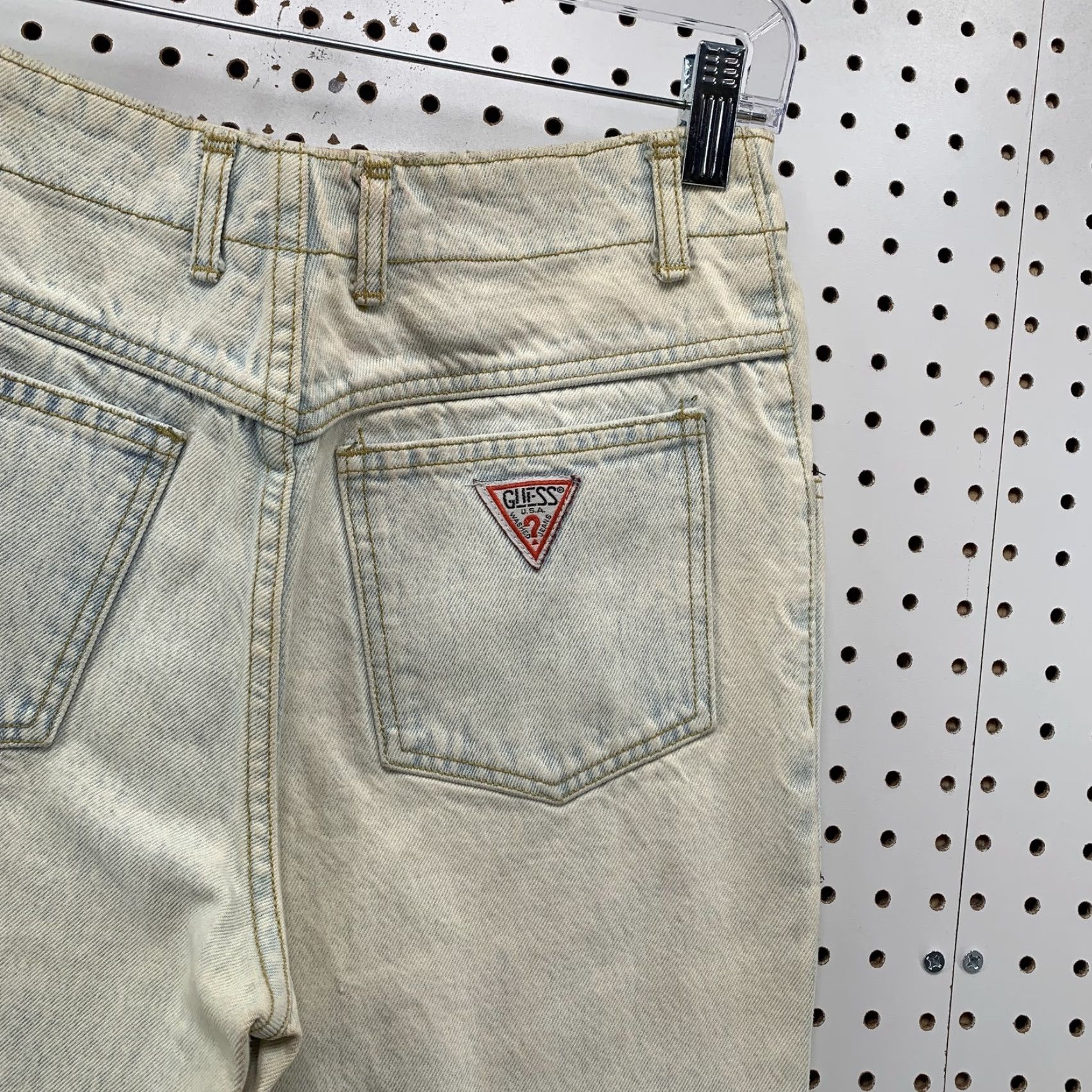 Guess VINTAGE 90s GUESS Denim Jeans Mens Size 30 Fits 29x28 Blue Tapered 5-Pocket USA Size US 30 / EU 46 - 6 Thumbnail