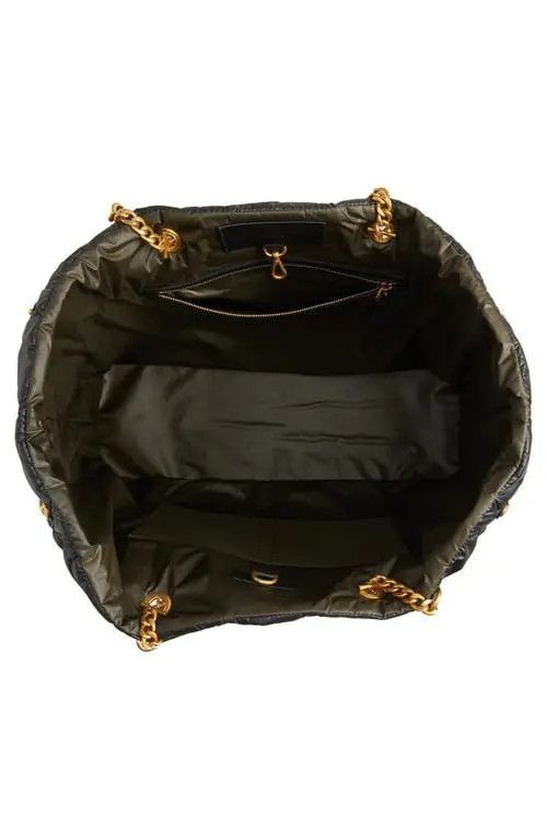 Balmain o1s1wg111225 Size:OS/1945 Soft Nylon Tote Bag in Black Size ONE SIZE - 3 Thumbnail