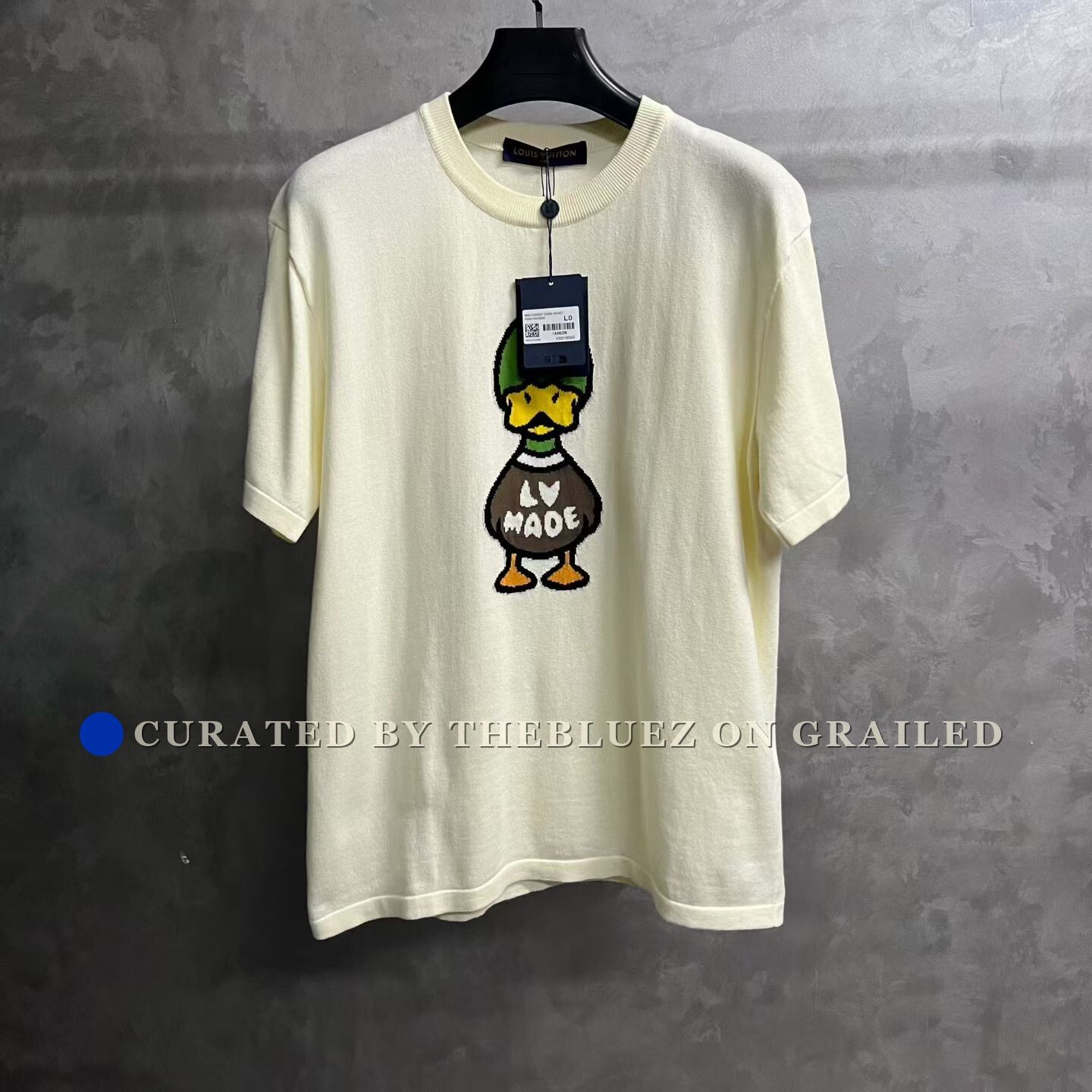 Louis Vuitton 2 RUE DU PONT NEUF BLURRY KNITTED PRINT T-SHIRT