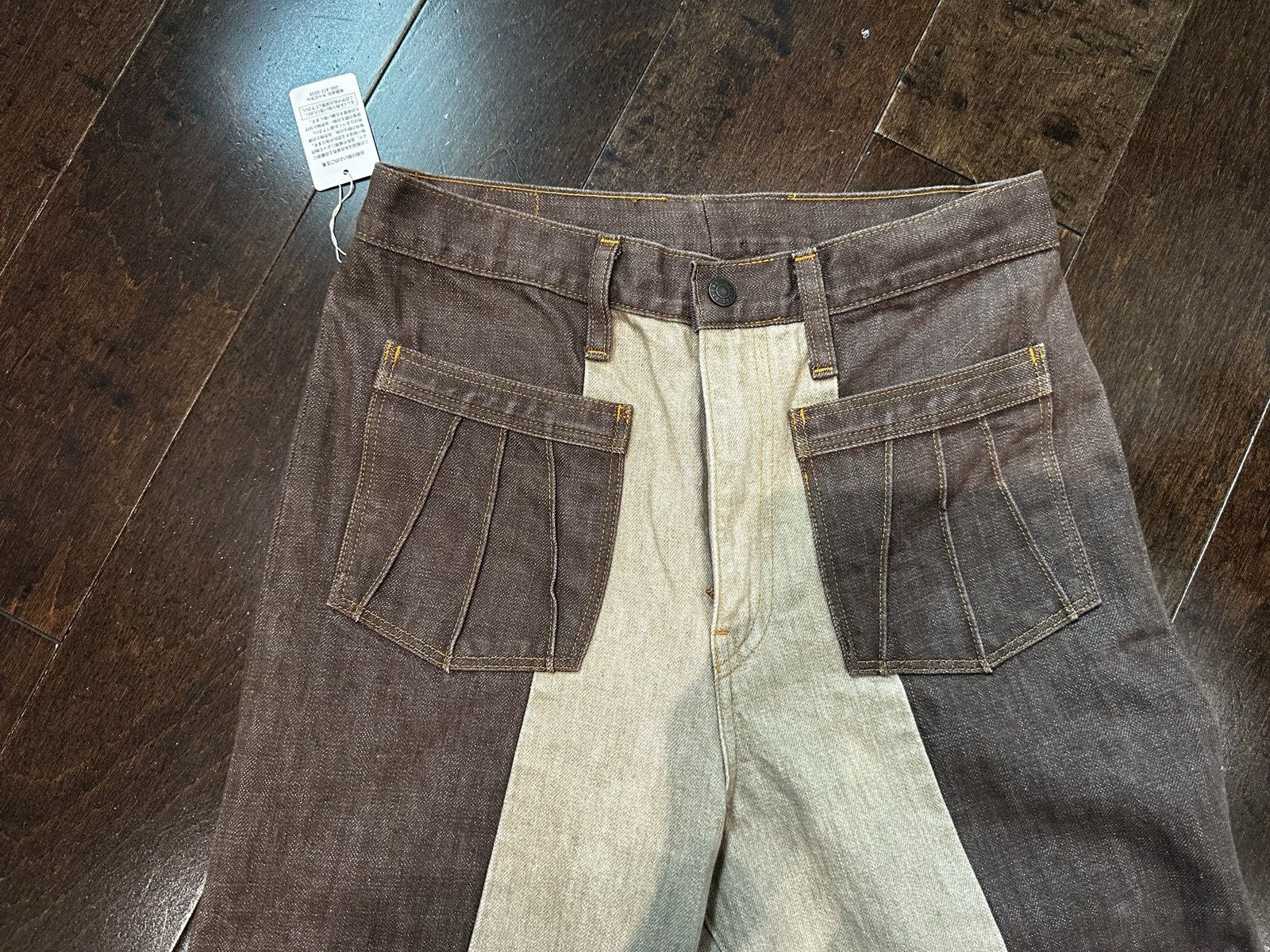 Kapital × Kapital Kountry Kapital Kountry Two-Toned Flared Denim Size US 32 / EU 48 - 3 Thumbnail