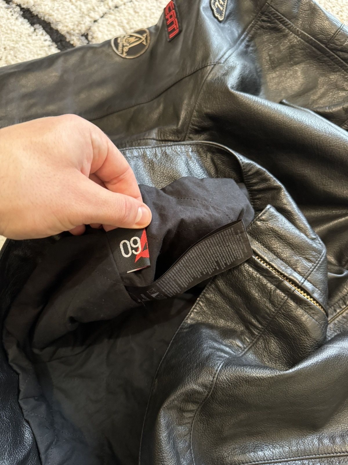Ducati 2007 Ducati by Dainese Leather Motorcycle Black Jacket 2XL Size US XXL / EU 58 / 5 - 10 Thumbnail