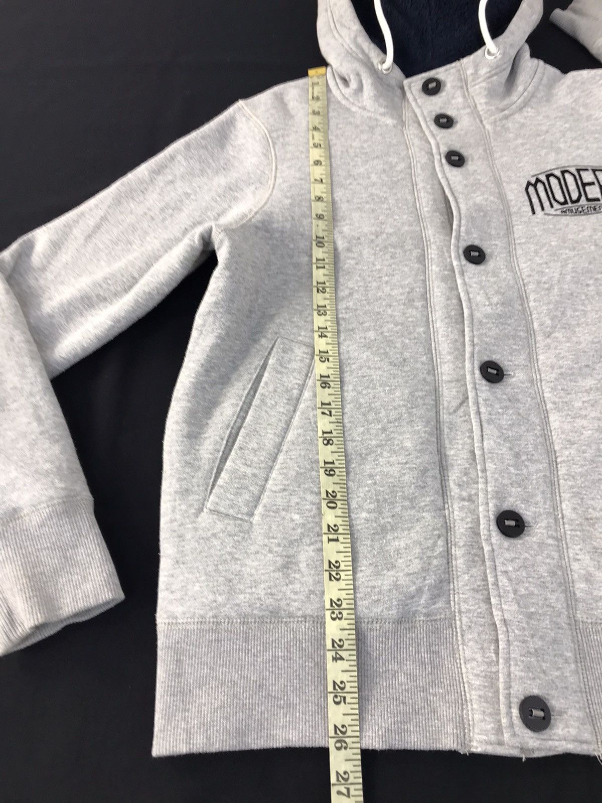 Japanese Brand × Vintage Vintage Modern Amusement Button Up Sweater Hoodie Size US M / EU 48-50 / 2 - 13 Thumbnail