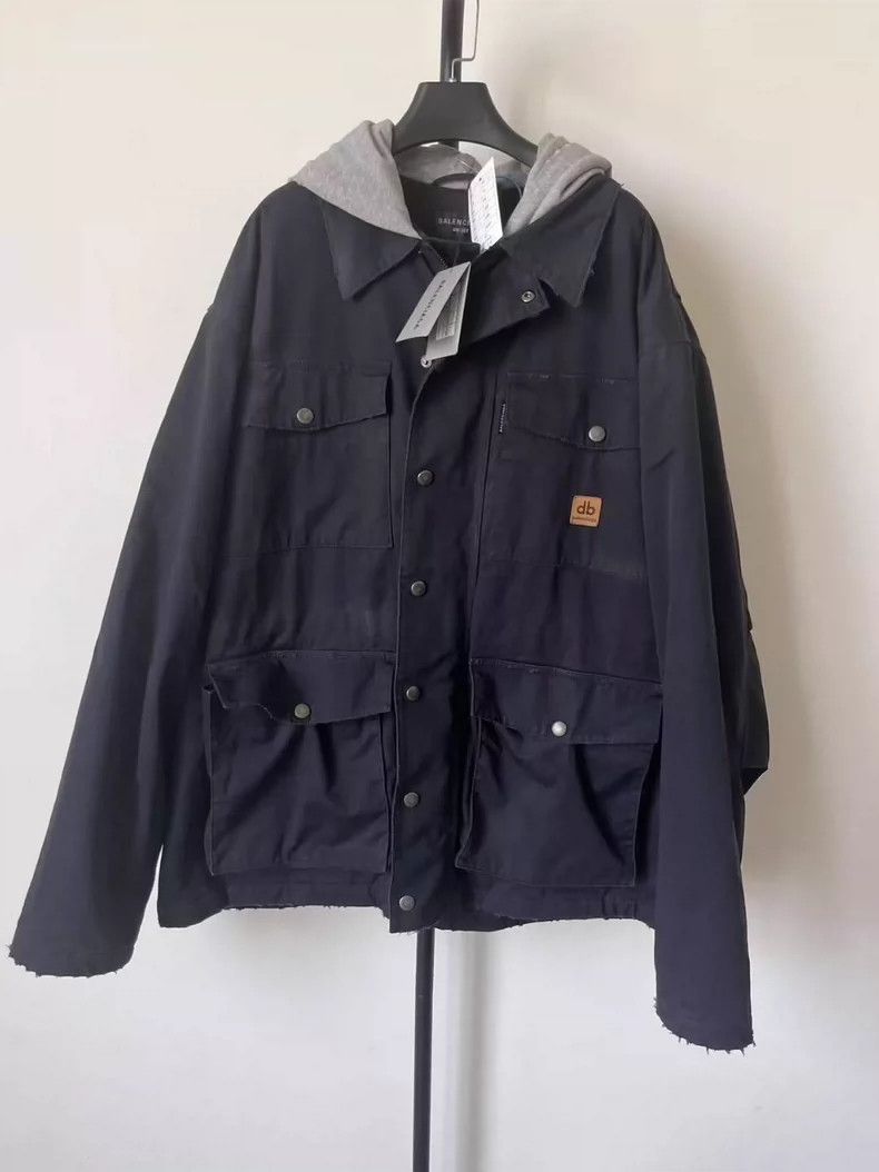 Balenciaga Balenciaga Patch Pocket Long Sleeve Jacket - dmc Size US S / EU 44-46 / 1 - 1 Thumbnail