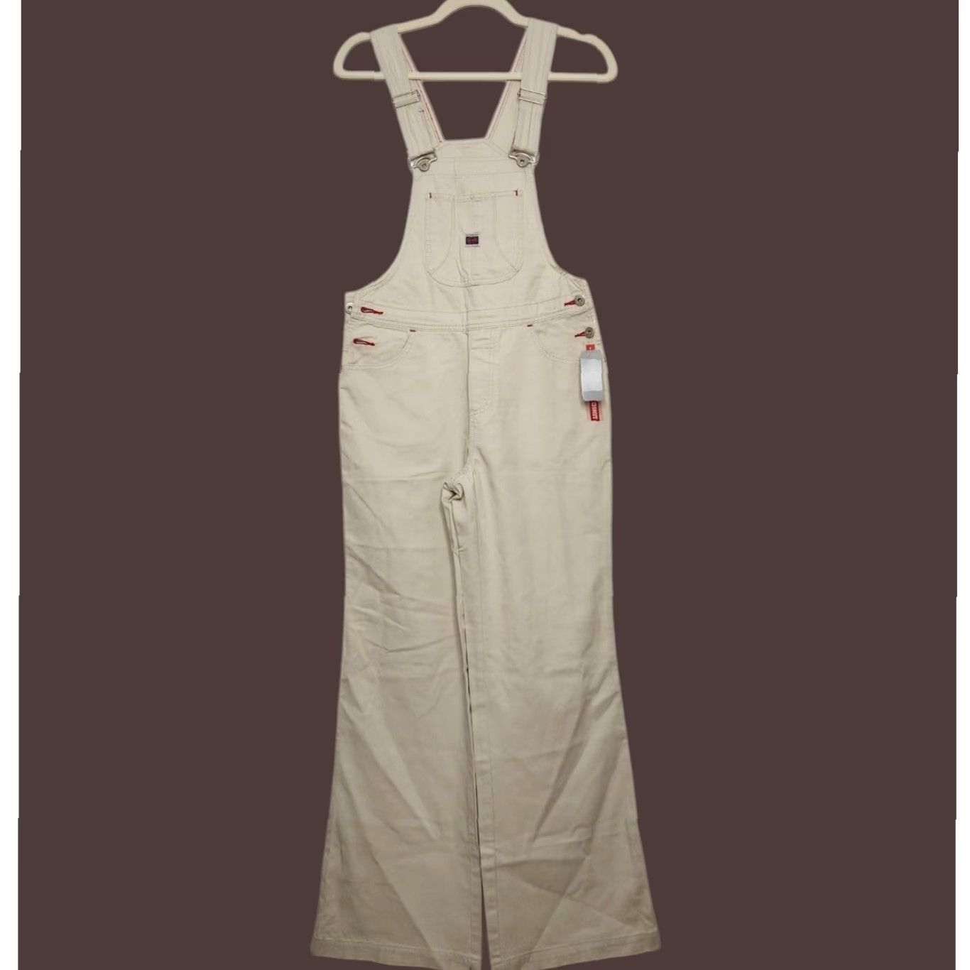 Vintage VINTAGE Unionbay Overalls Women's Small Cargo White 90s Y2K Fall Autumn Everyday Pants Size 28" / US 6 / IT 42 - 2 Thumbnail