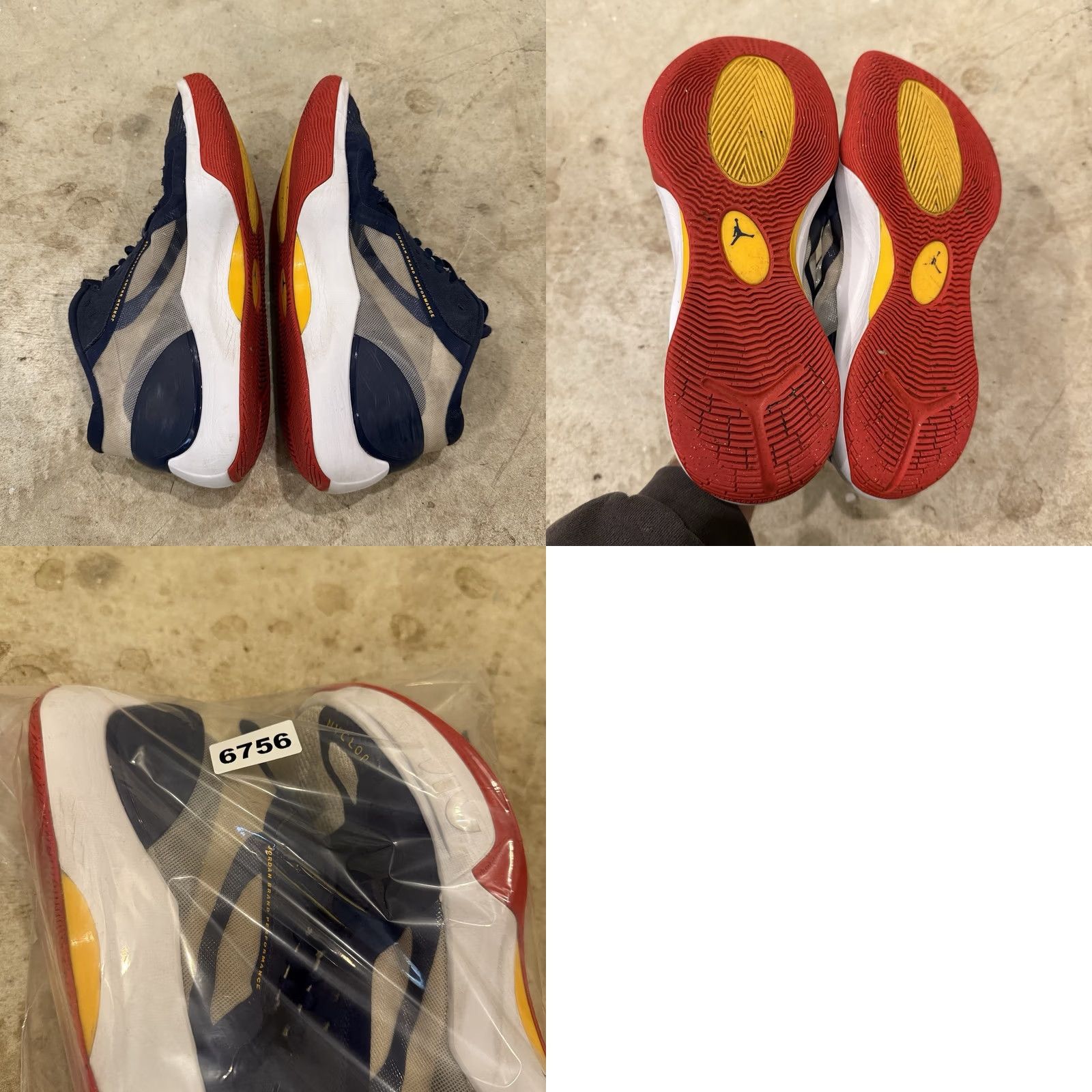 Nike Nike Air Jordan Zoom Separate Olympic Sneaker Mens 9.5 White Navy Red Gold DH0249-471 Size US 9 / EU 42 - 8 Thumbnail