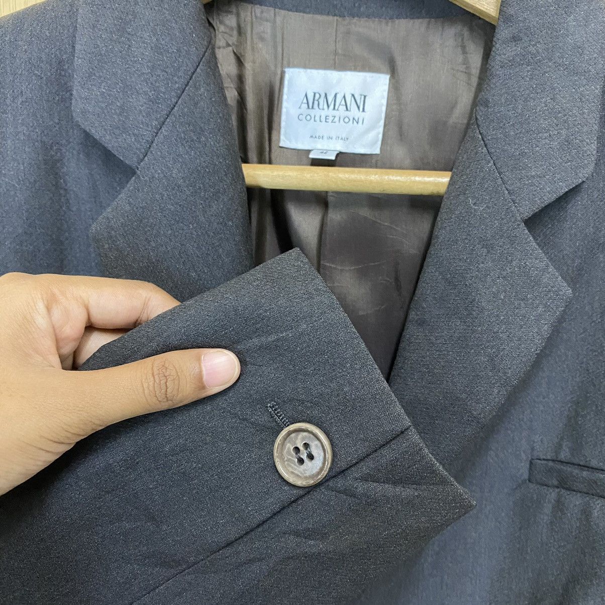 Armani Collezioni Armani Collezioni Button Coat Blazer Size US S / EU 44-46 / 1 - 7 Thumbnail