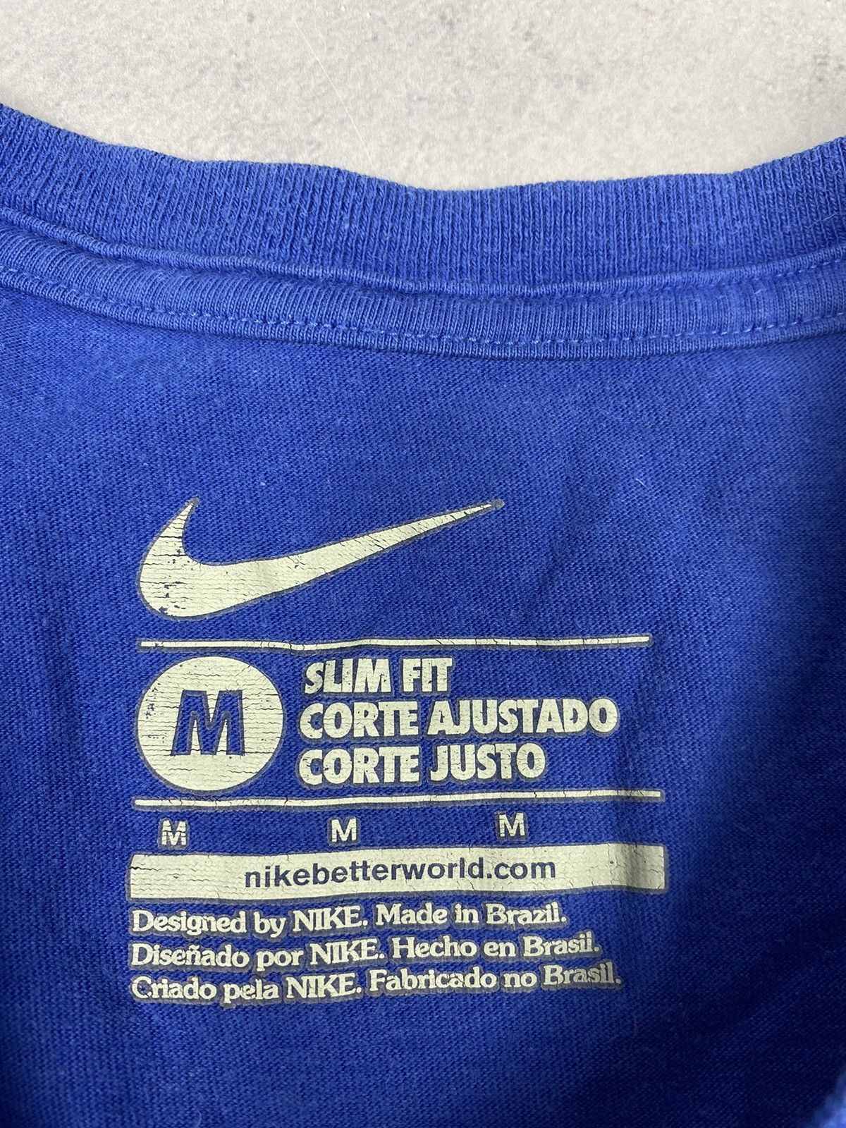 Nike Nike Brasil Streetwear Big Logo Y2K Tee Size US M / EU 48-50 / 2 - 8 Thumbnail