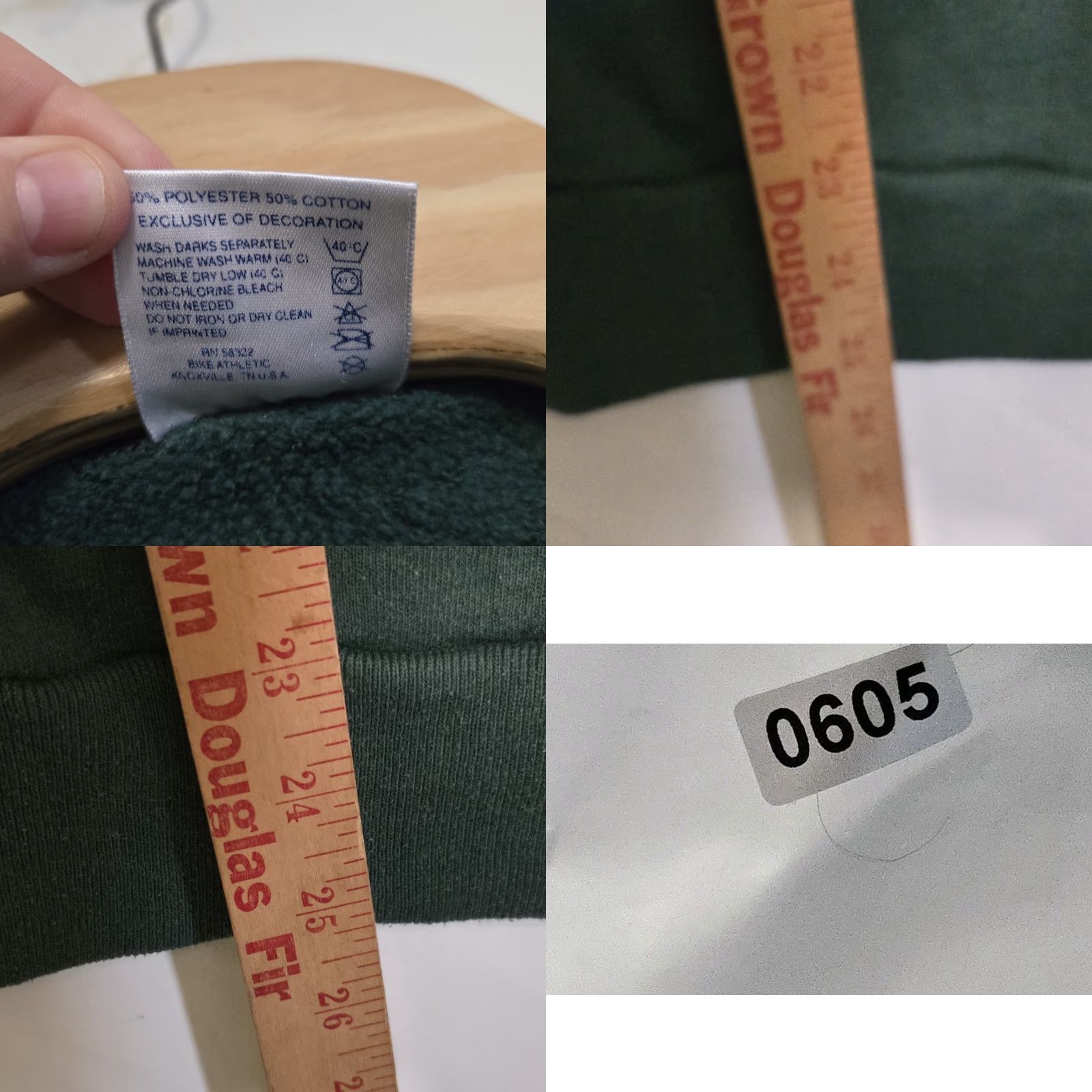 Vintage VINTAGE Bike Sweatshirt Mens XL Green Logo 90s Sports USA Football Pullover Crew Neck Graphic Print Size US XL / EU 56 / 4 - 8 Thumbnail