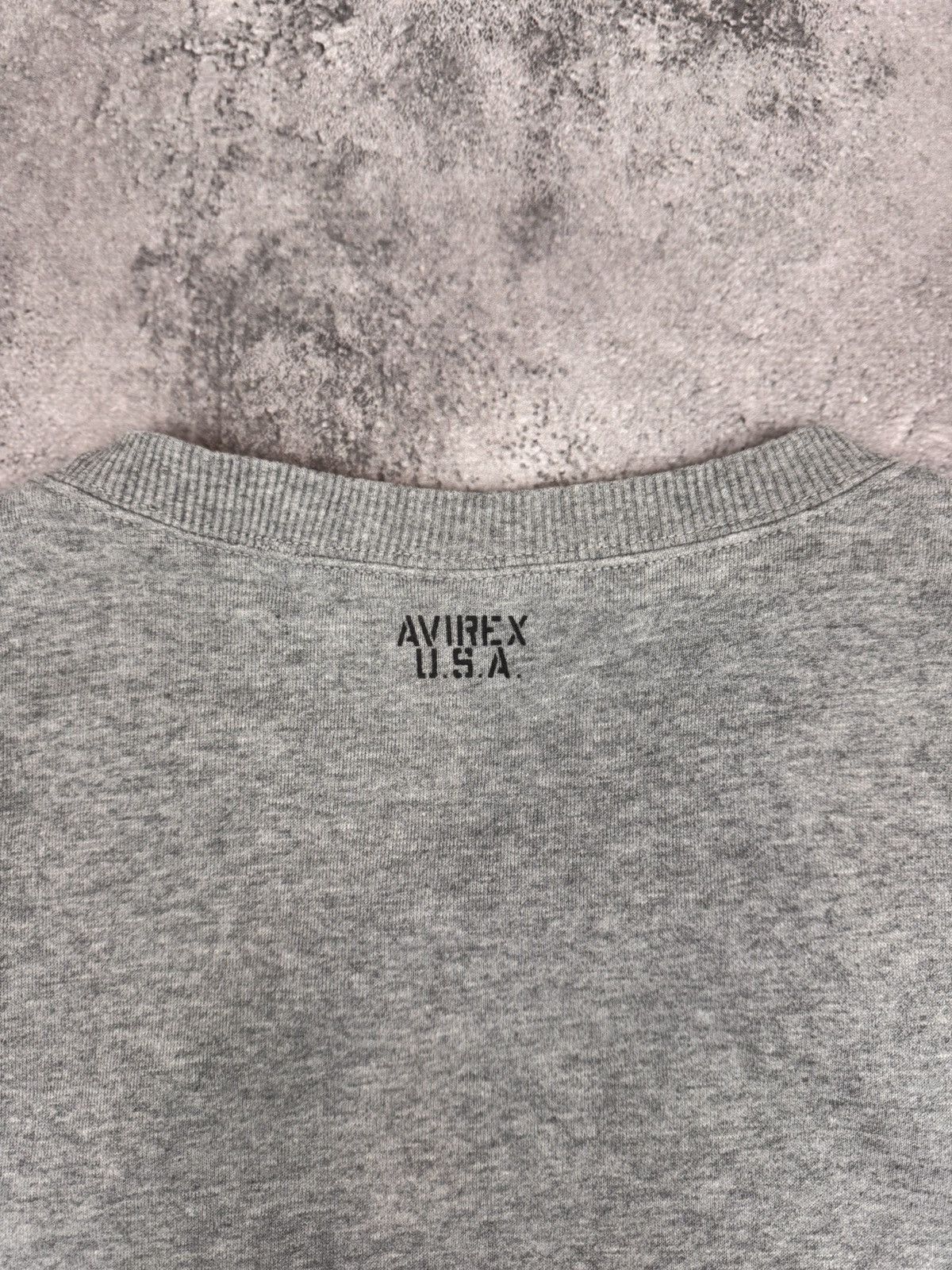 Avirex Avirex Men Sweatshirt Grey With Size XL Size US XL / EU 56 / 4 - 7 Thumbnail