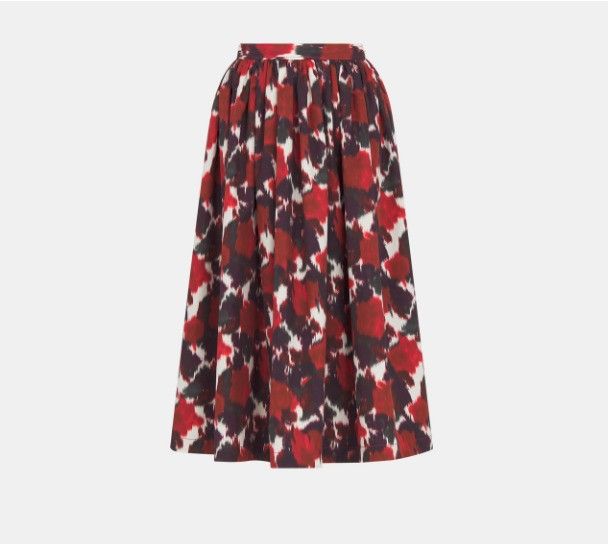 Dior o1w1db11124 Flared Mid-Length Skirt in Multicolor Size 26" / US 2 / IT 38 - 1 Thumbnail