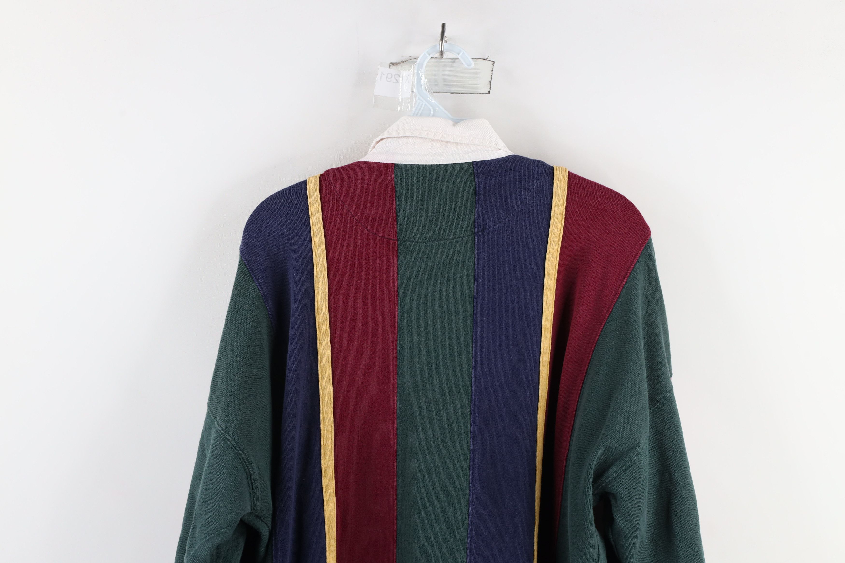Vintage Vintage 90s Streetwear Heavyweight Long Sleeve Rugby Polo Size US XL / EU 56 / 4 - 10 Thumbnail