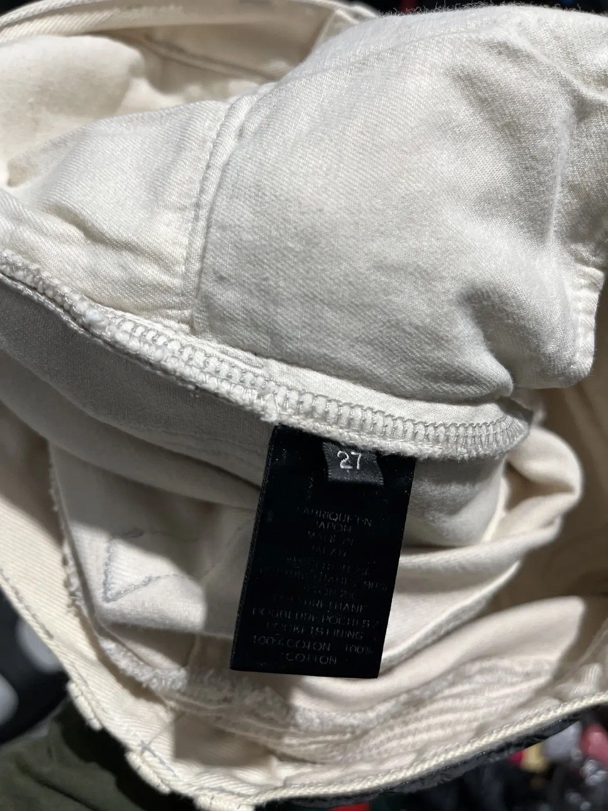 Balmain SS12 Christophe decarnin distressed biker jeans Size US 27 - 11 Thumbnail