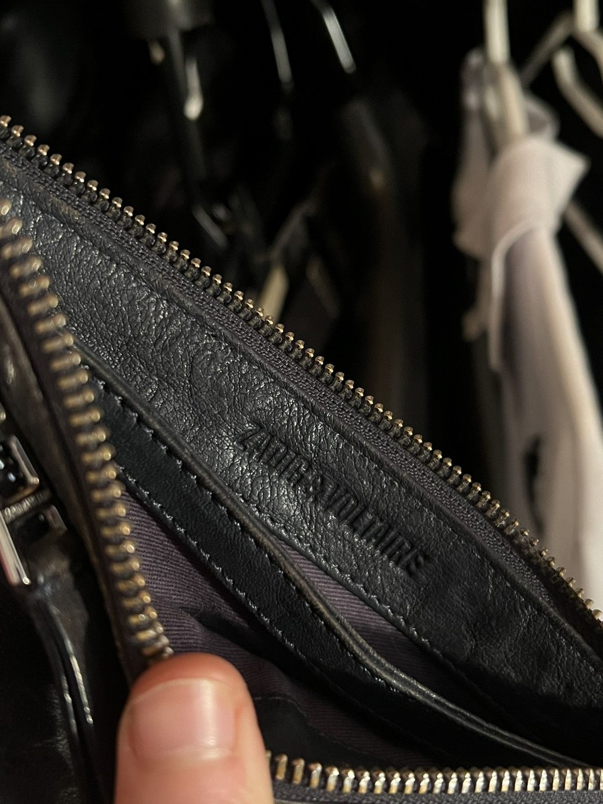 Vintage × Zadig & Voltaire ZADIG&VOLTAIRE Etoile leather clutch Size ONE SIZE - 5 Thumbnail