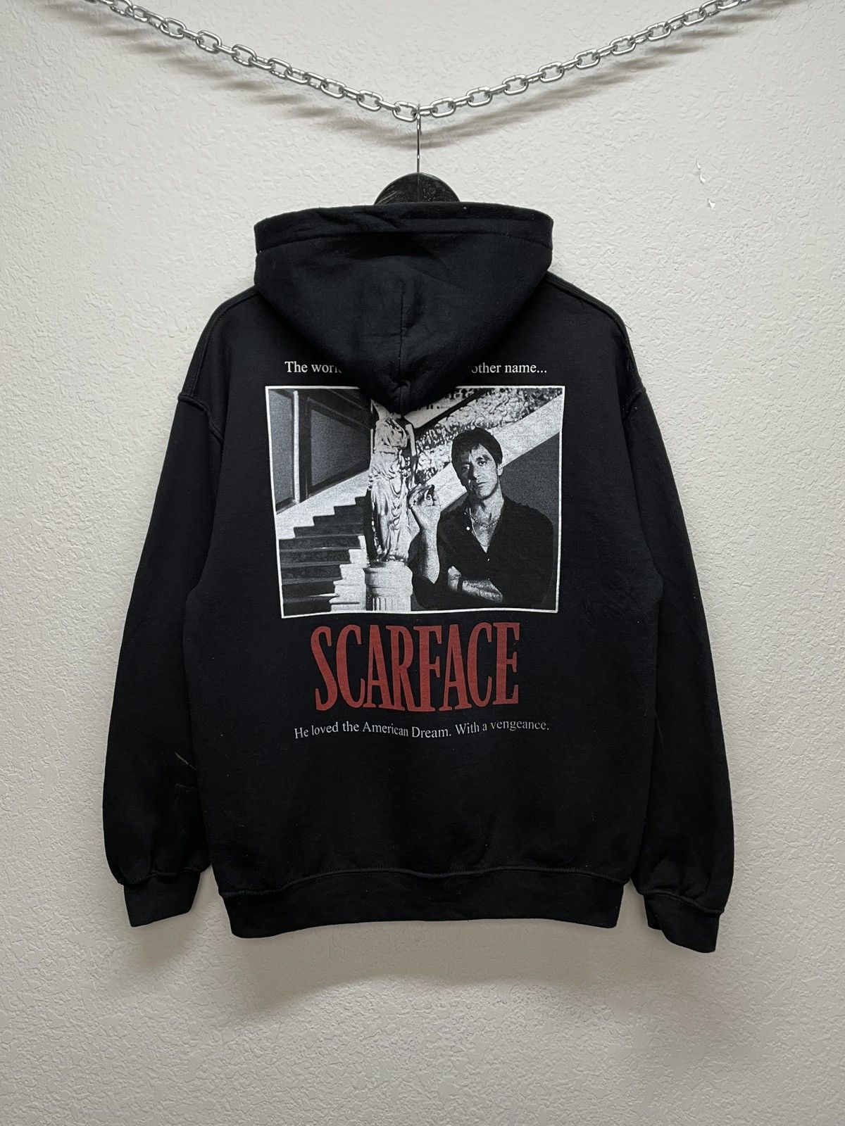 Vintage Y2K Official Scarface Movie Boxy Fit Hoodie
