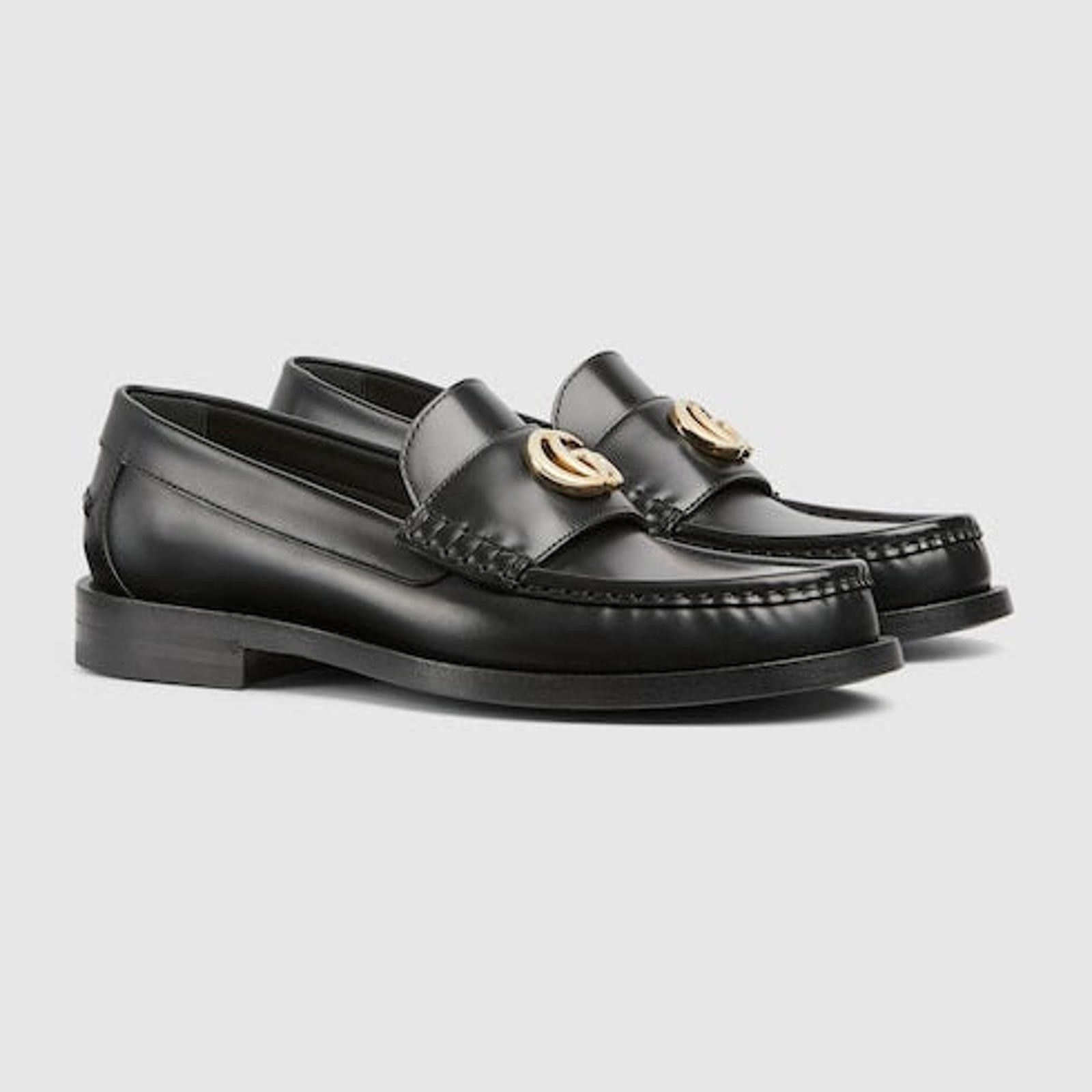 Gucci Gucci Double G Leather Loafers SIZE 39 Size US 9 / IT 39 - 2 Thumbnail