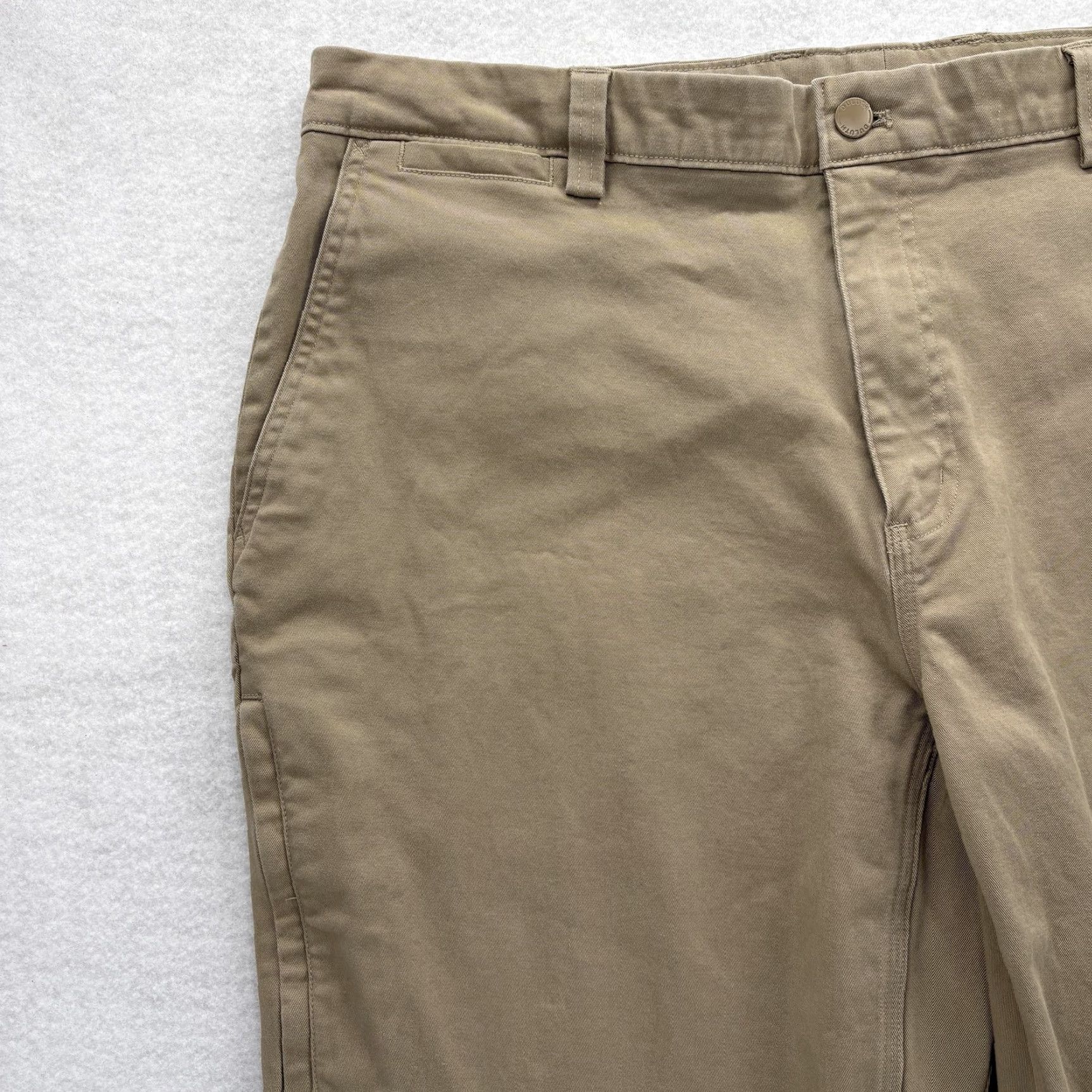 Duluth Trading Company Duluth Flex Ballroom Khaki 2.0 Standard Fit Pants Mens 38x32 Beige Stretch Work Size US 38 / EU 54 - 3 Thumbnail