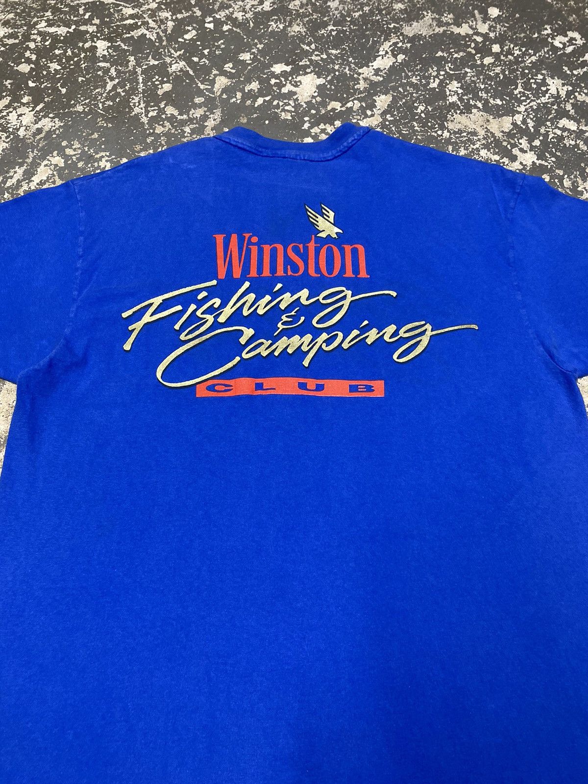 Vintage Vintage That’s Worth A Winston Hook Line Sinker 1993 Tshirt Size US XL / EU 56 / 4 - 6 Thumbnail