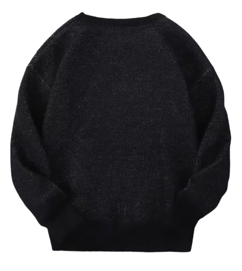 Japanese Brand Street Ripped Starry Sky Sweater Jacquard Knitted Sweatshirt Size US XL / EU 56 / 4 - 2 Thumbnail