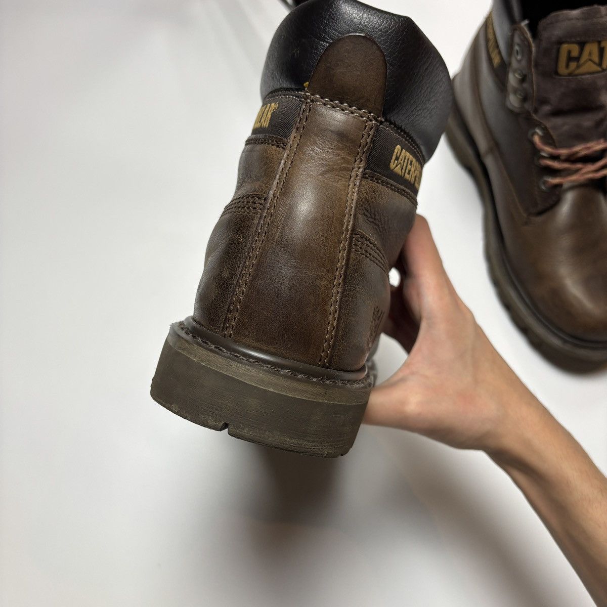Caterpillar × Timberland CATERPILLAR VINTAGE REAL LEATHER BOOT Size US 10 / EU 43 - 13 Thumbnail