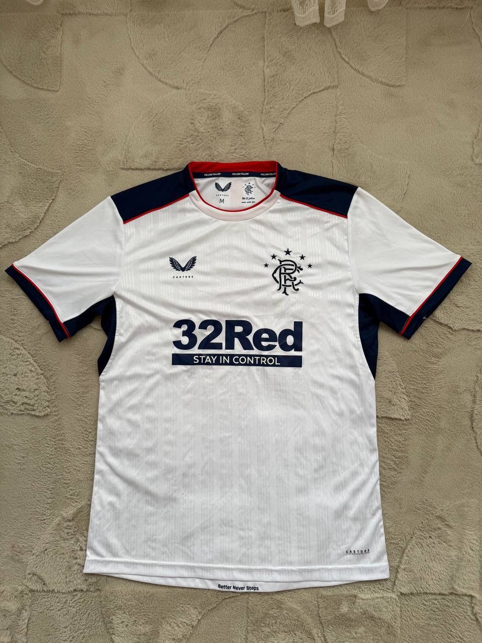 Castore Rangers 20-21’s Away Football Shirt Soccer Jersey Castore Size US M / EU 48-50 / 2 - 1 Thumbnail