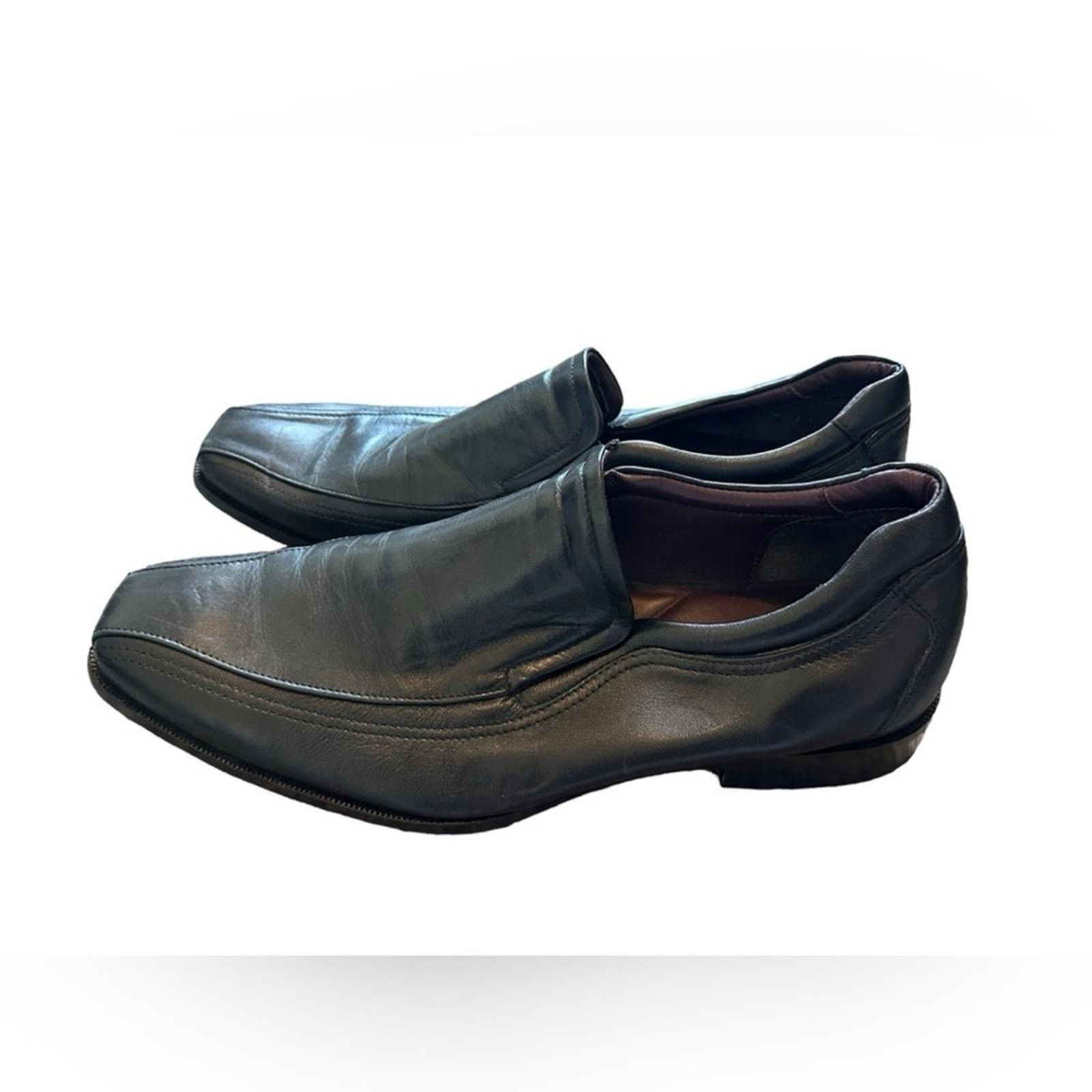 Johnston & Murphy Johnston & Murphy Men's Black Leather Dress Shoes Size 11.5 Size US 11.5 / EU 44-45 - 3 Thumbnail