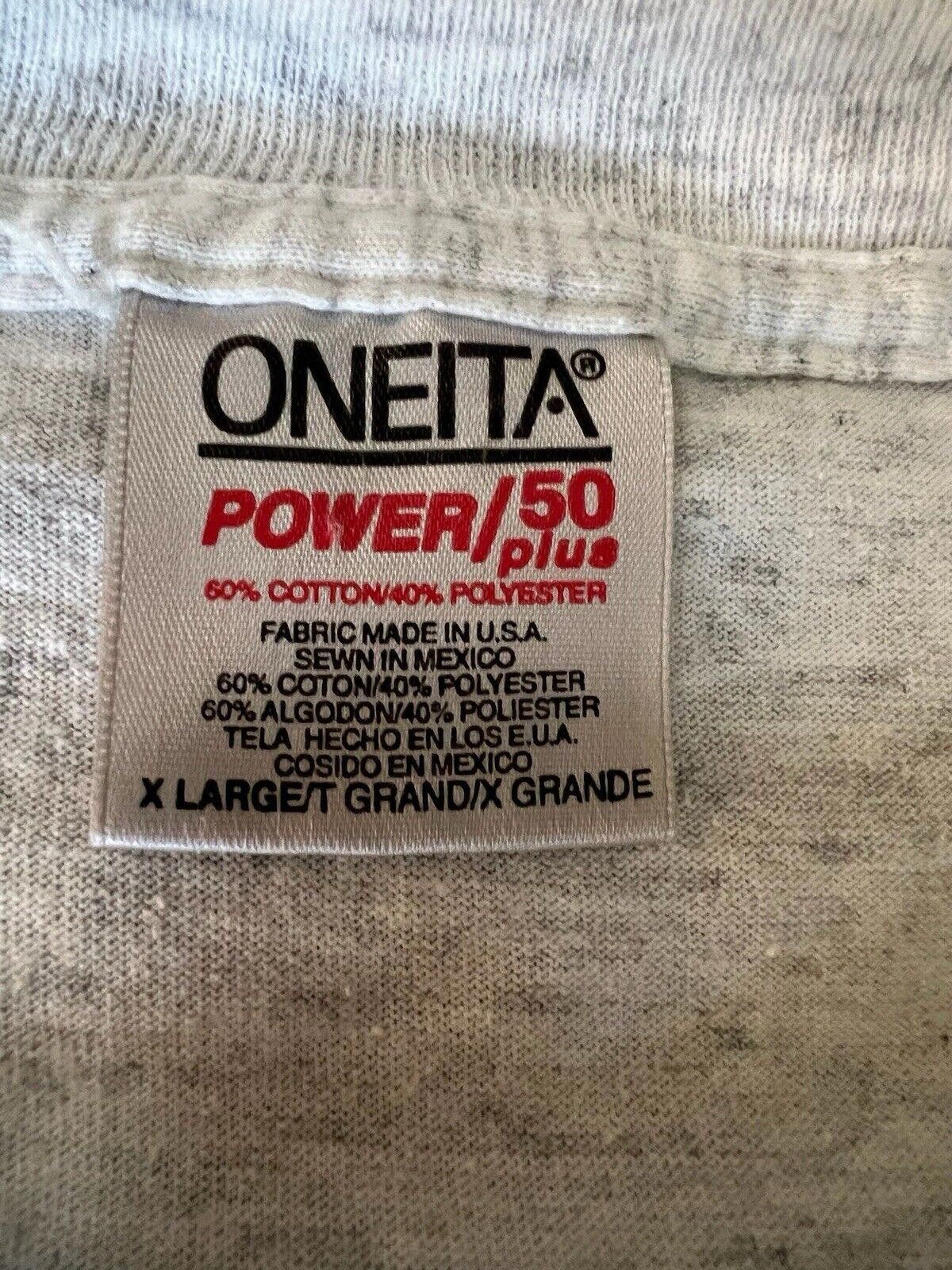 Designer Oneita Single Stitch SZ XL Harrison Outdoor School Shirt Size US XL / EU 56 / 4 - 3 Thumbnail