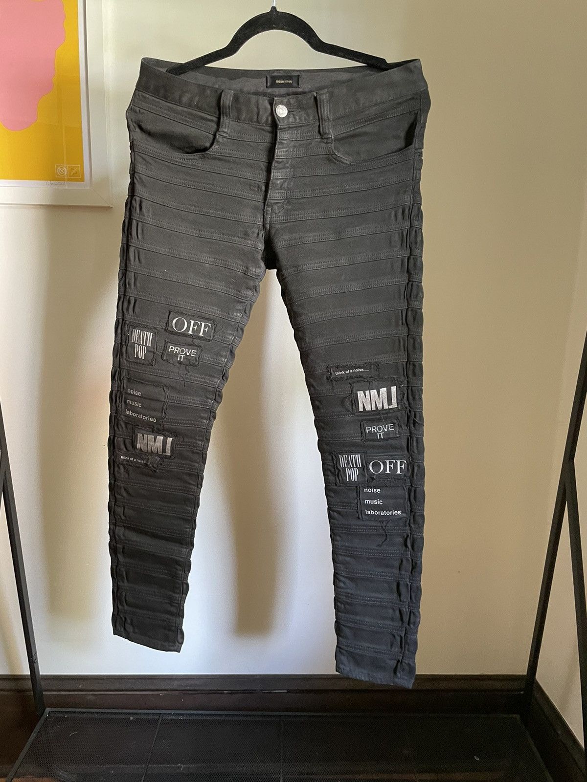 Undercover Hagi Patch Stretch Jeans | Grailed