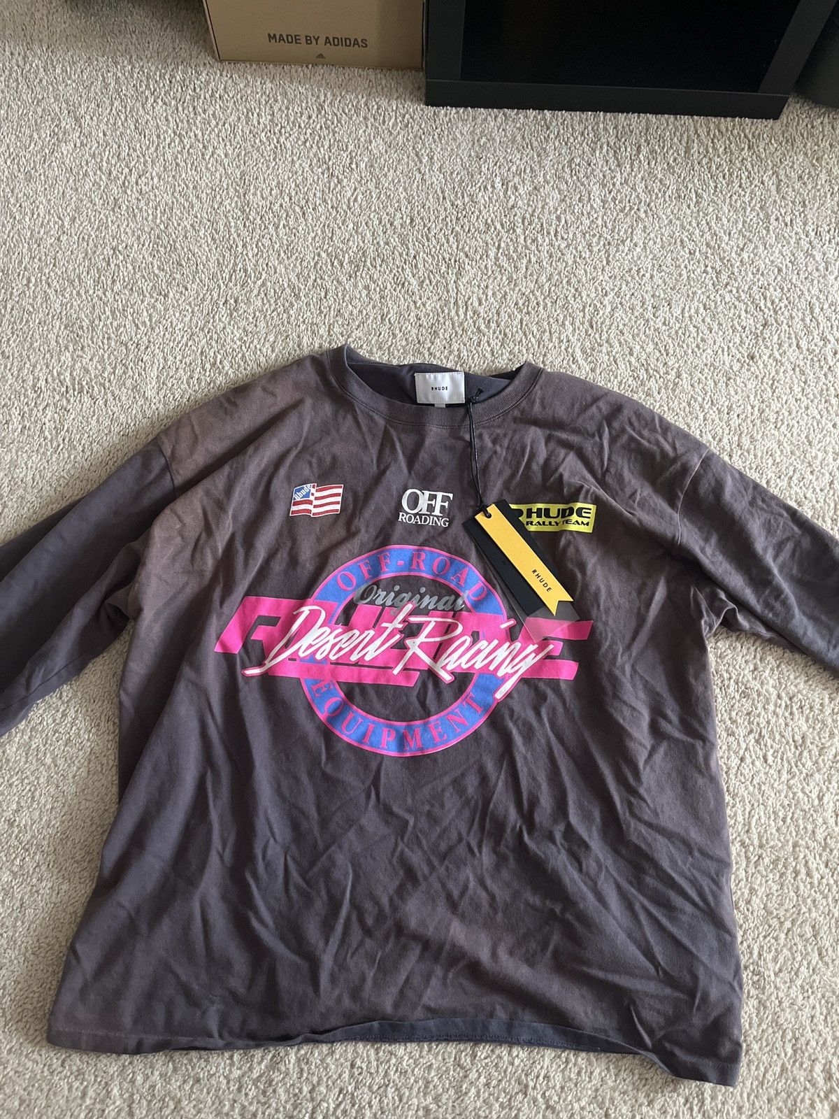 Rhude Rhude rally team desert racing long sleeve tee Size US L / EU 52-54 / 3 - 6 Thumbnail