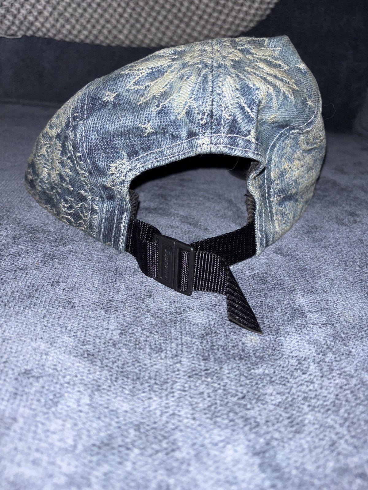 Supreme Supreme Bandana Jacquard Denim Camp Cap Size ONE SIZE - 4 Thumbnail