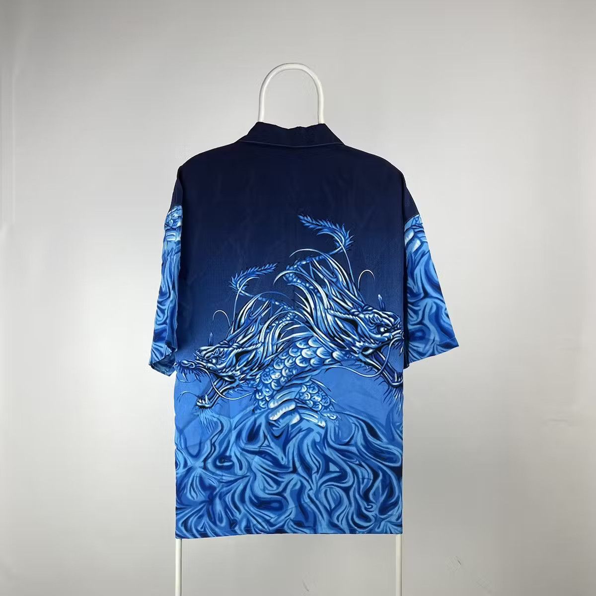 Japanese Brand Japanese shirt Hawaii shirt vintage duble dragon size XLarge Size US XL / EU 56 / 4 - 4 Thumbnail
