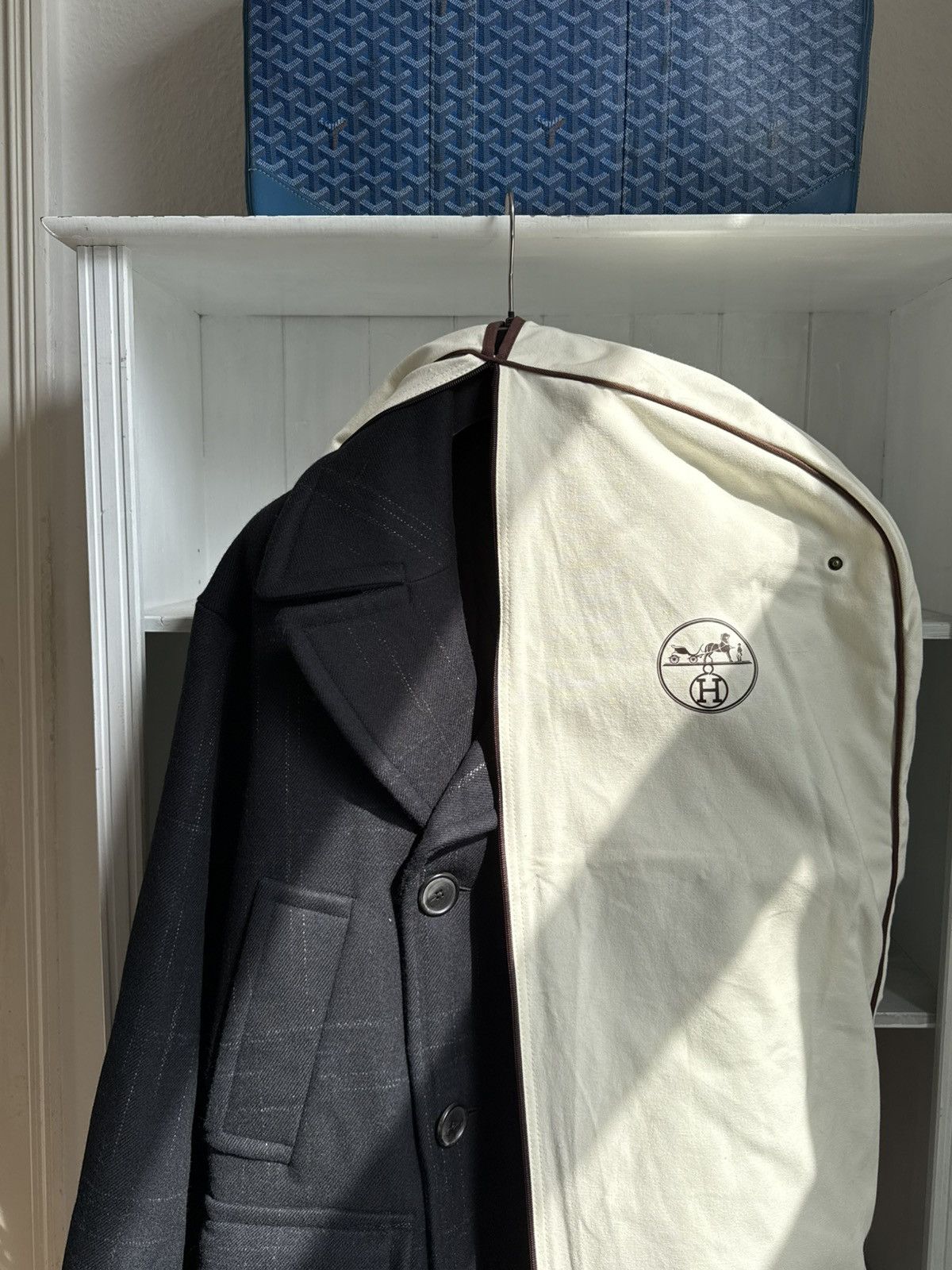 Hermes $10.000 Cashmere Hermès Military FW23 Runway Overcoat 48 M L Size US M / EU 48-50 / 2 - 4 Thumbnail