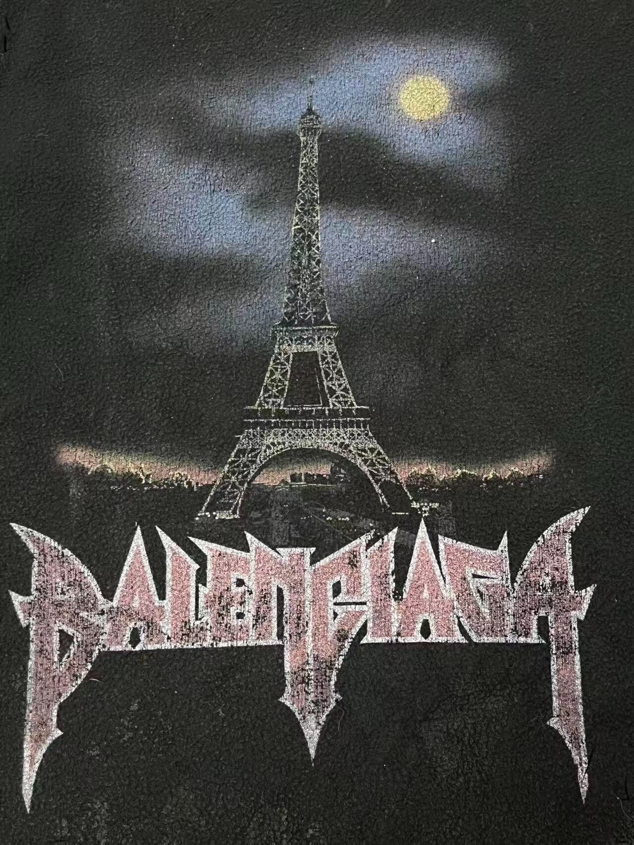 Balenciaga black hoodie with Paris moon graphic Size US M / EU 48-50 / 2 - 3 Thumbnail