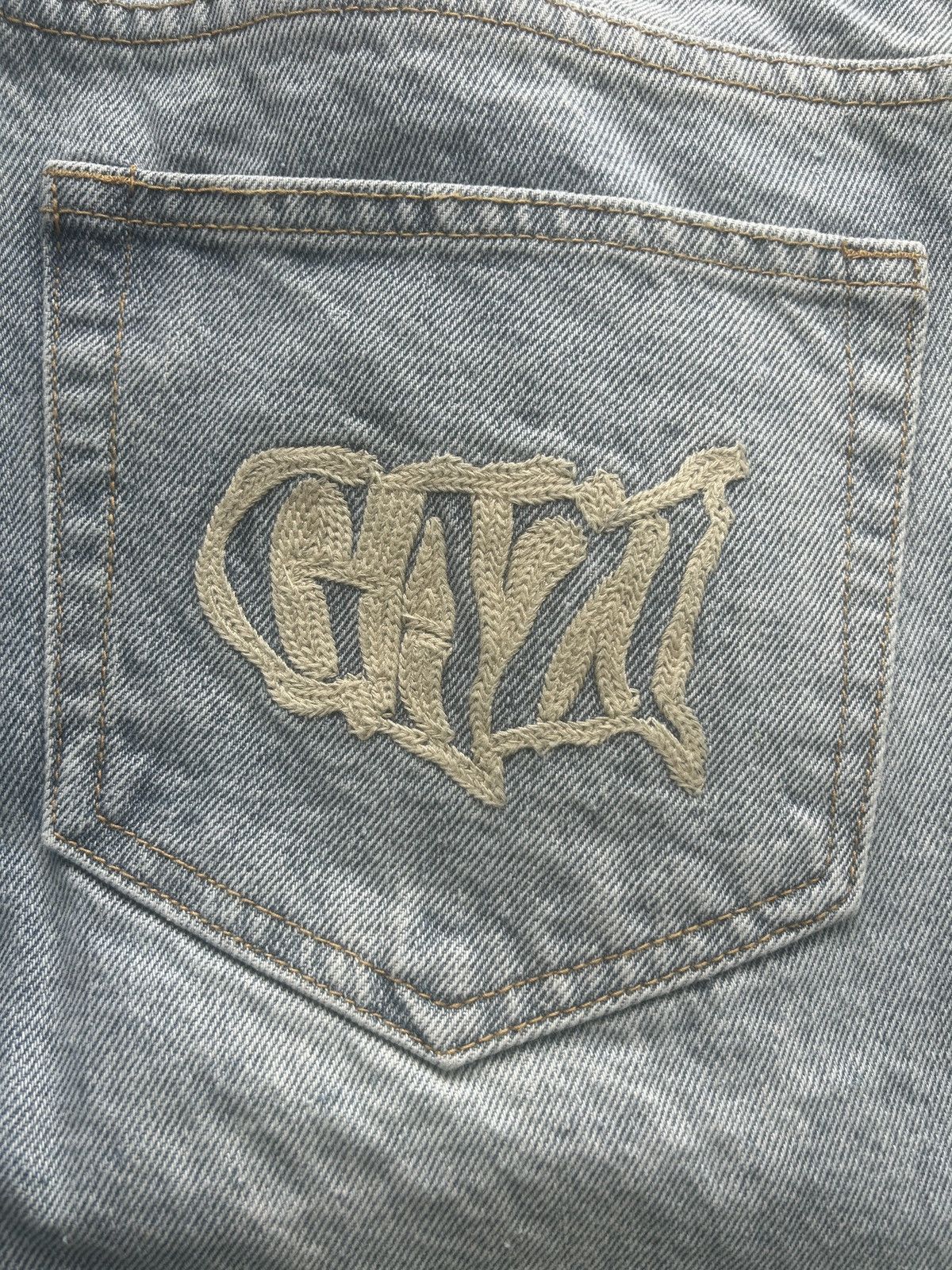 Fugazi Fugazi Chainstitched Baggy Jeans Size US 35 - 2 Thumbnail